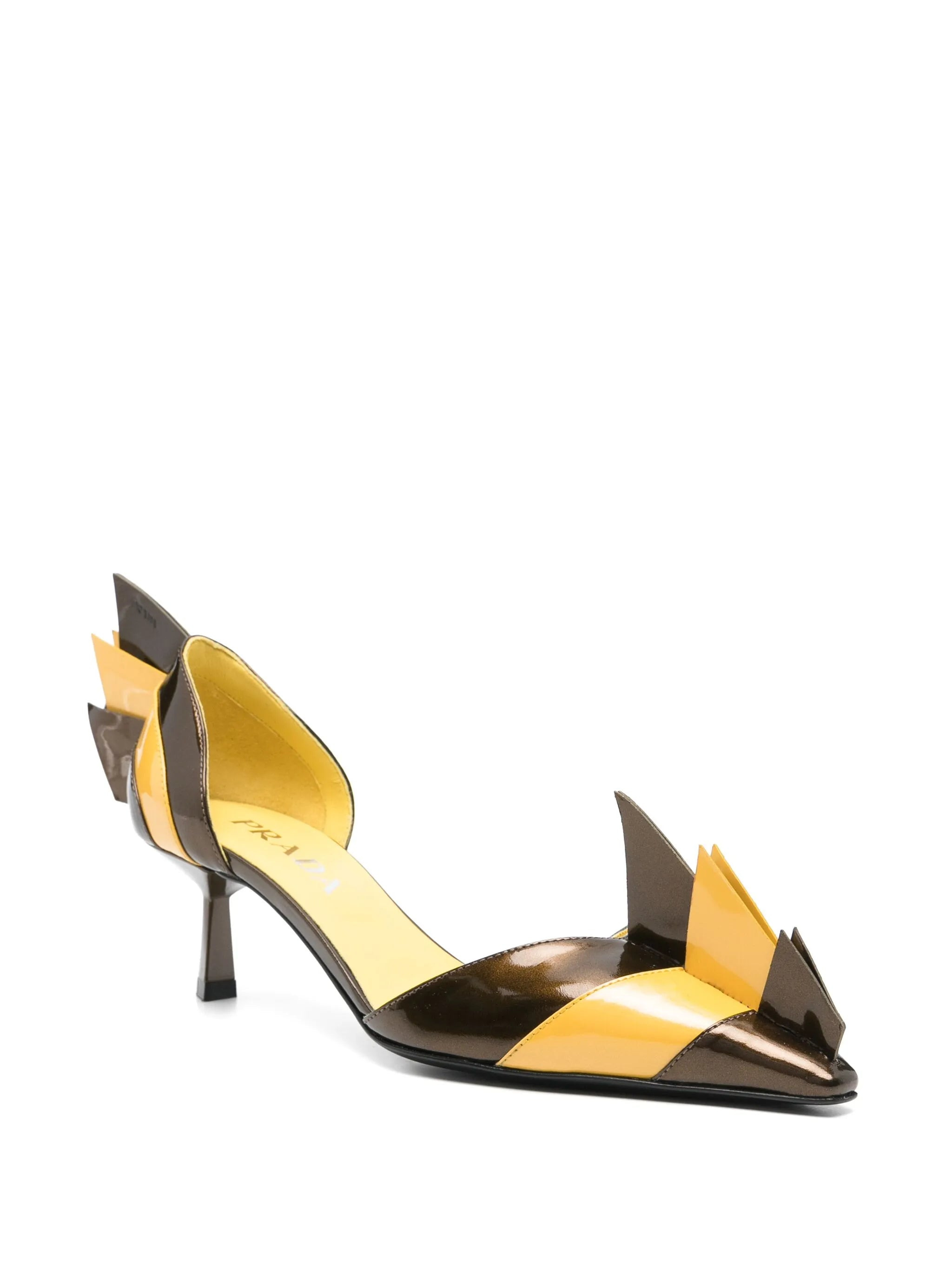 Prada 55mm Leather Pumps - 4
