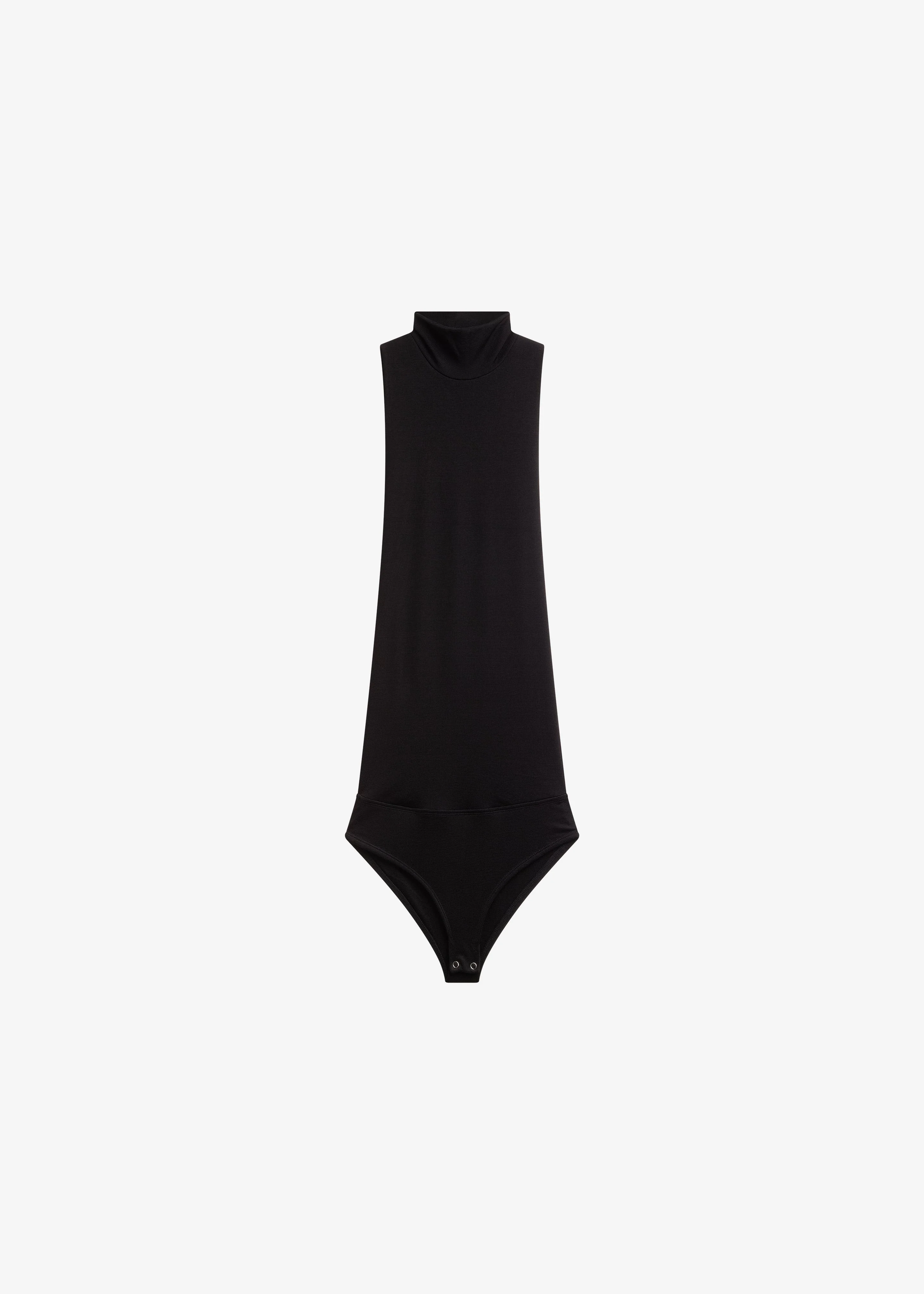 Maxen Mock Neck Bodysuit - Black - 1