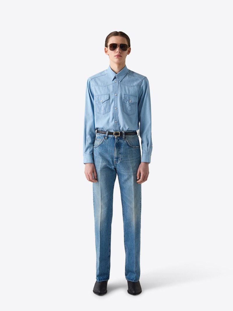 BLK DNM SHIRT 15 PALE BLUE outlook