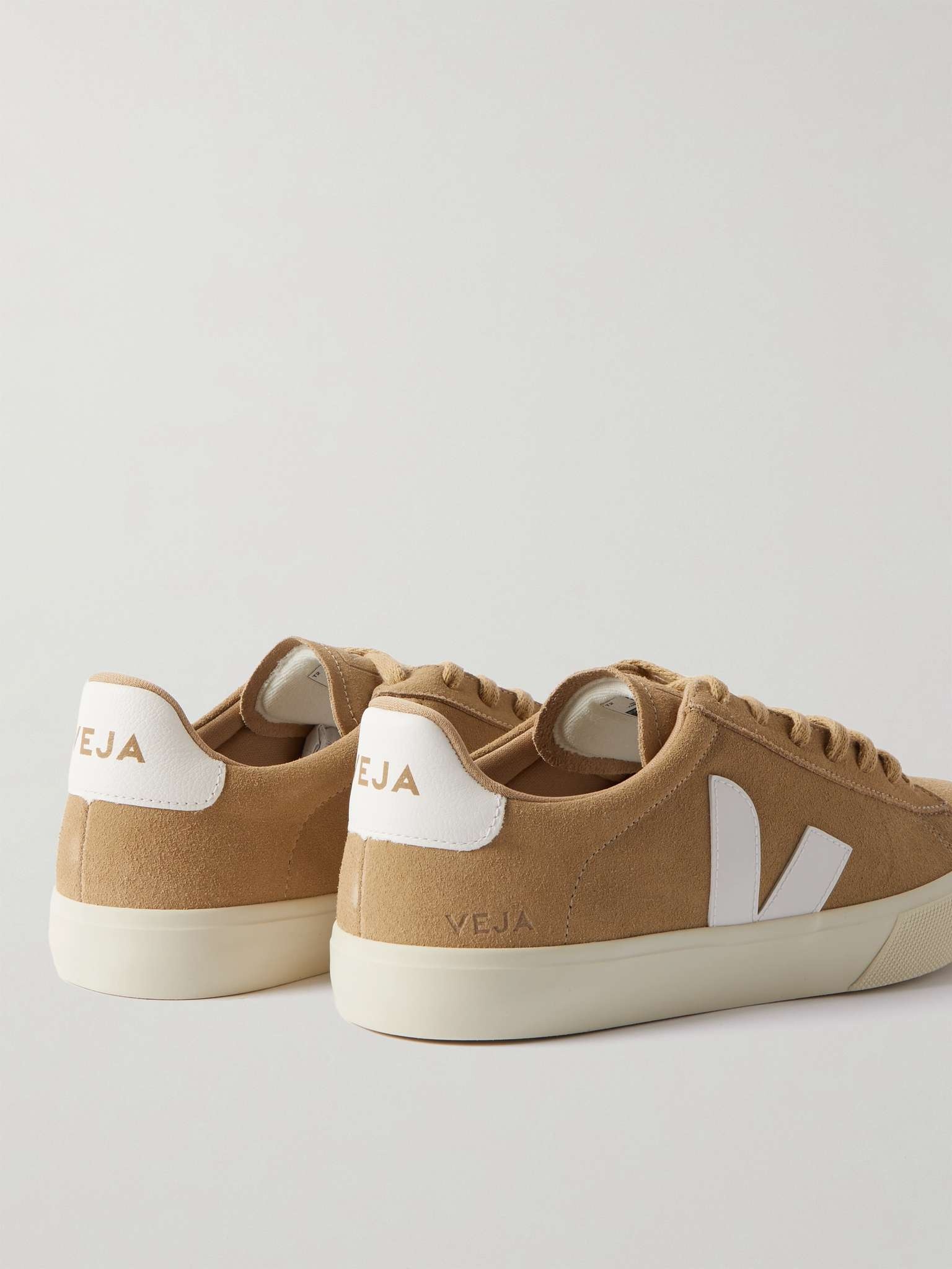 Campo Leather-Trimmed Suede Sneakers - 5