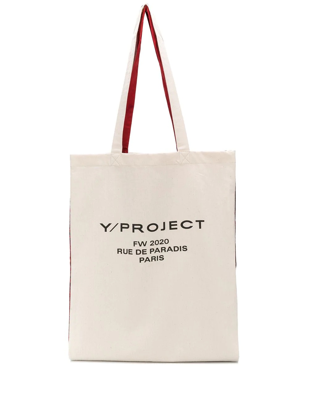 logo print tote bag - 1