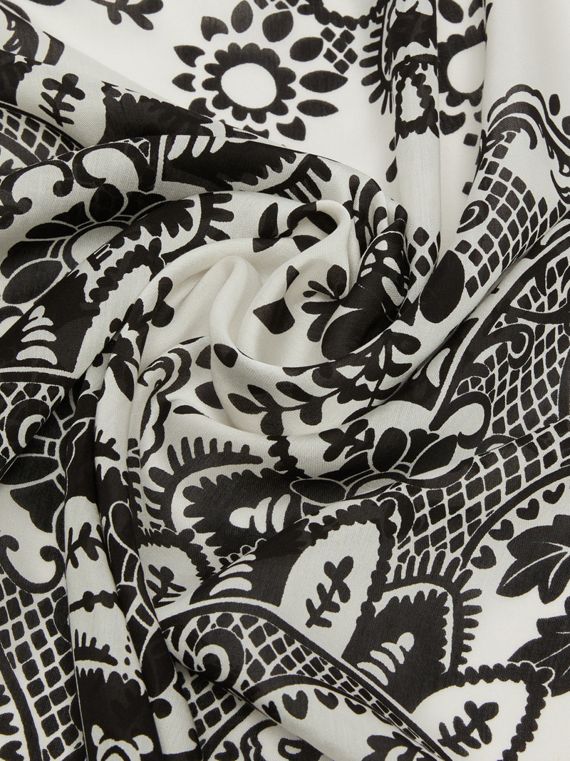 SARONG Modal and printed silk shawl 3