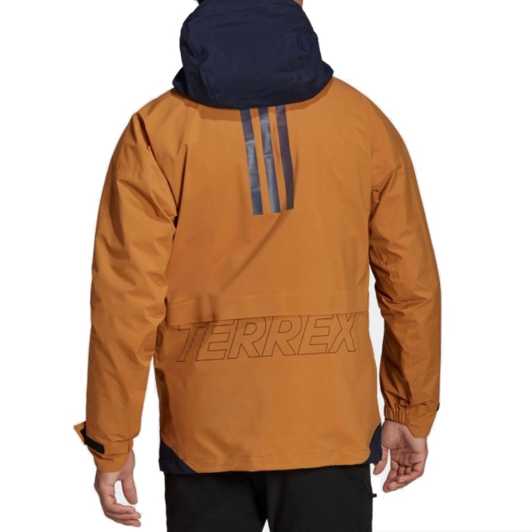 adidas Terrex Myshelter Gore-Tex Rain Jacket 'Brown' GU0947 - 2