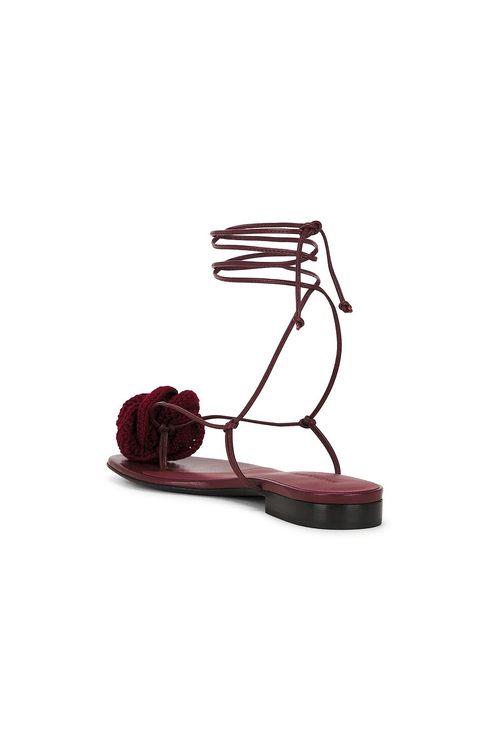 Crochet Flower Flat Sandal - 3