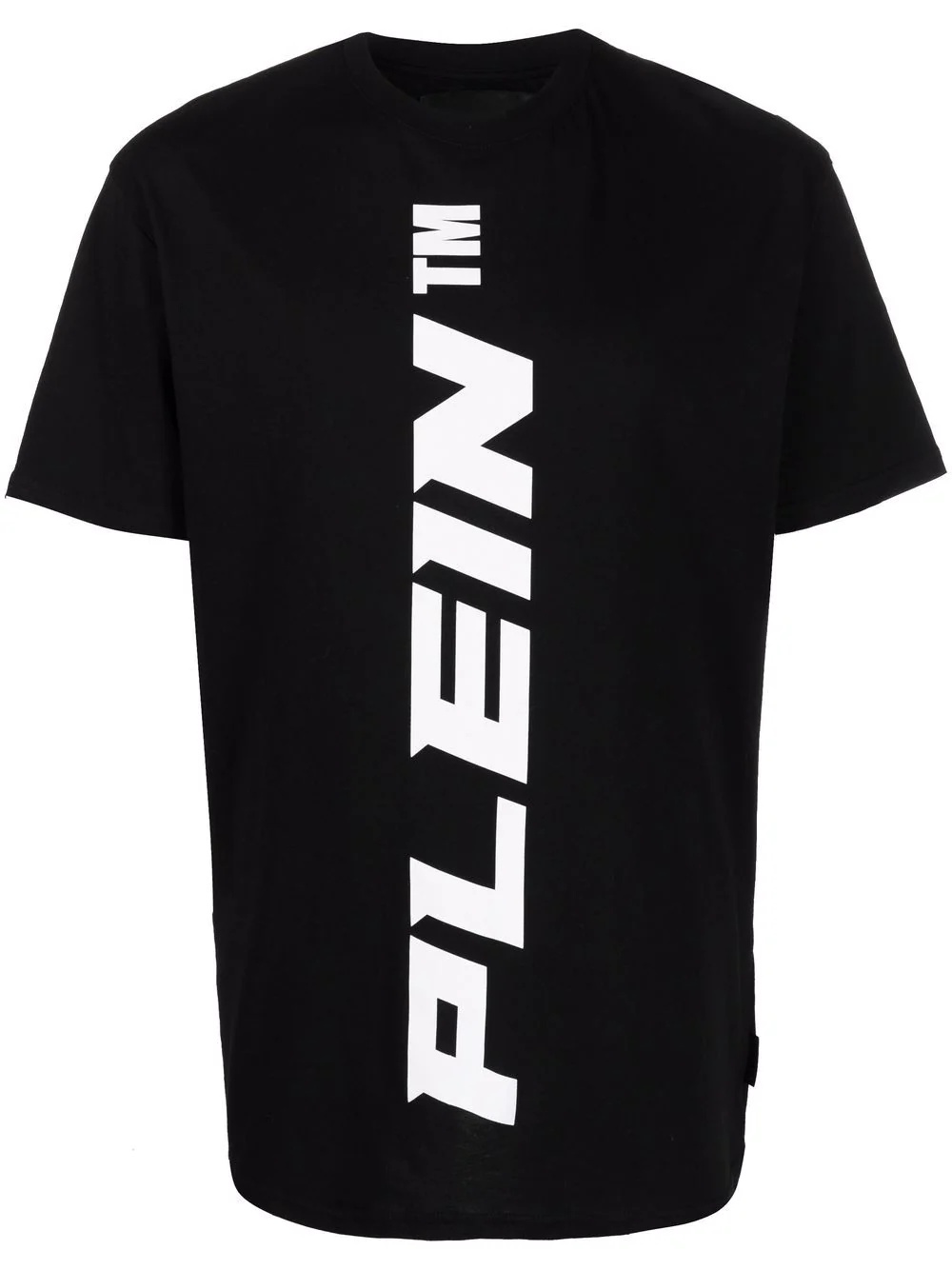 vertical logo print T-shirt - 1