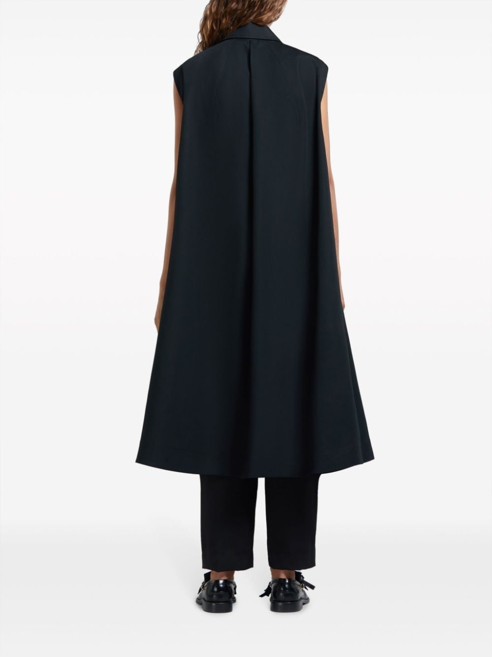 double-breasted cotton waistcoat - 4