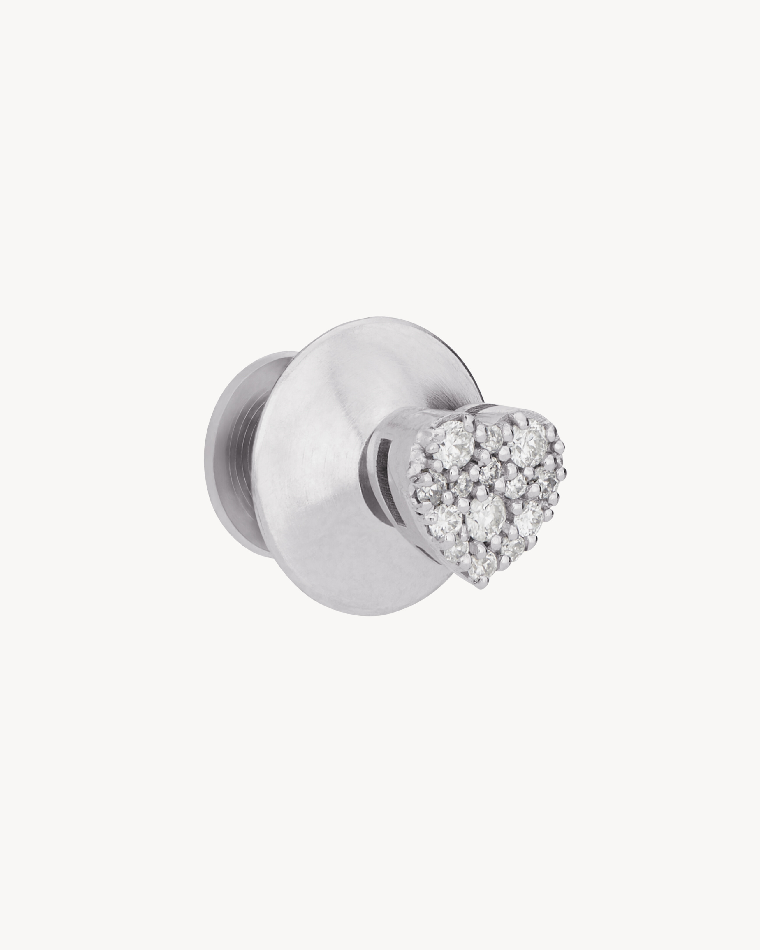 CHARM BROOCHES IN 18K GREY GOLD AND DIAMONDS - 3