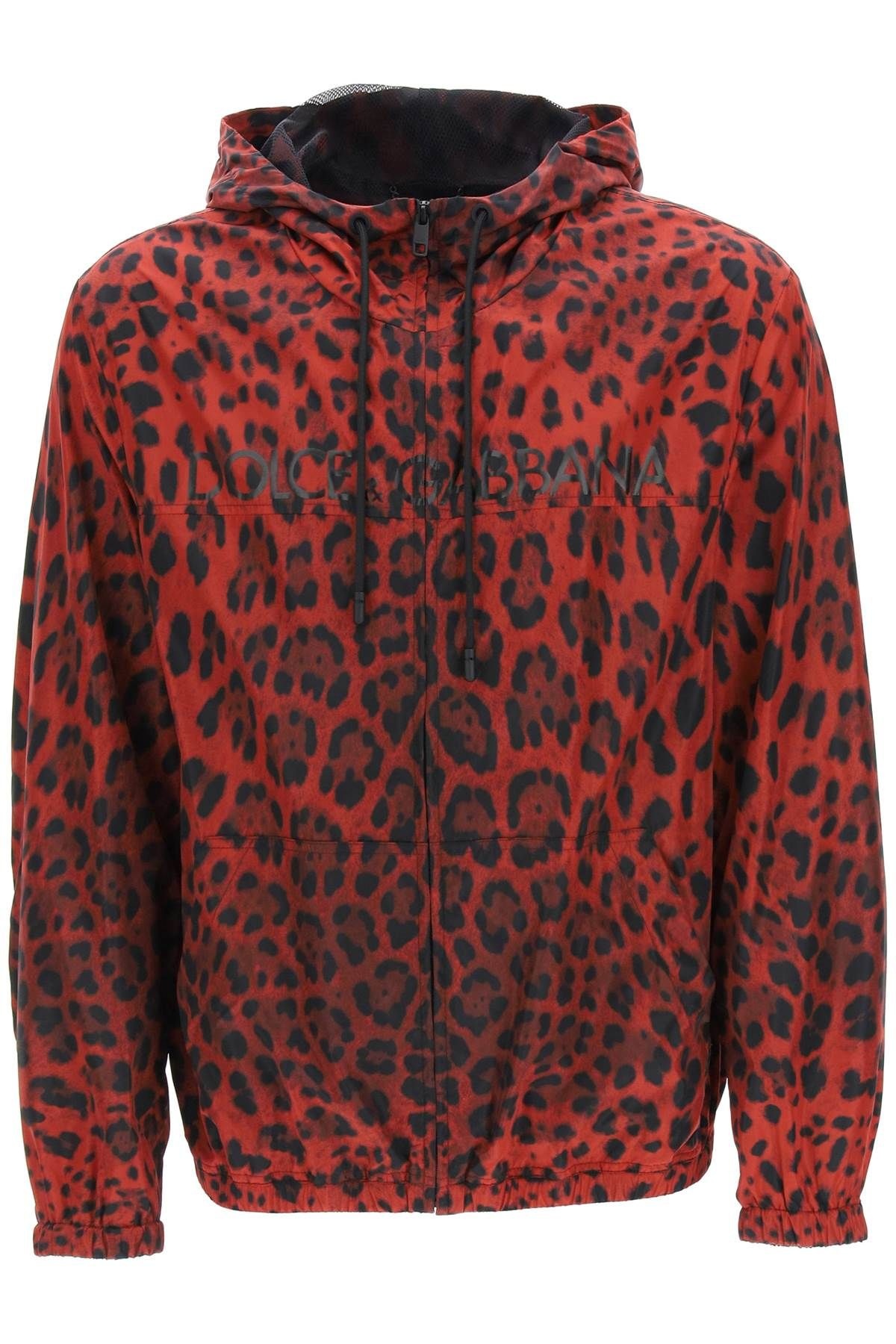 LEOPARD PRINT NYLON BLOUSON - 1