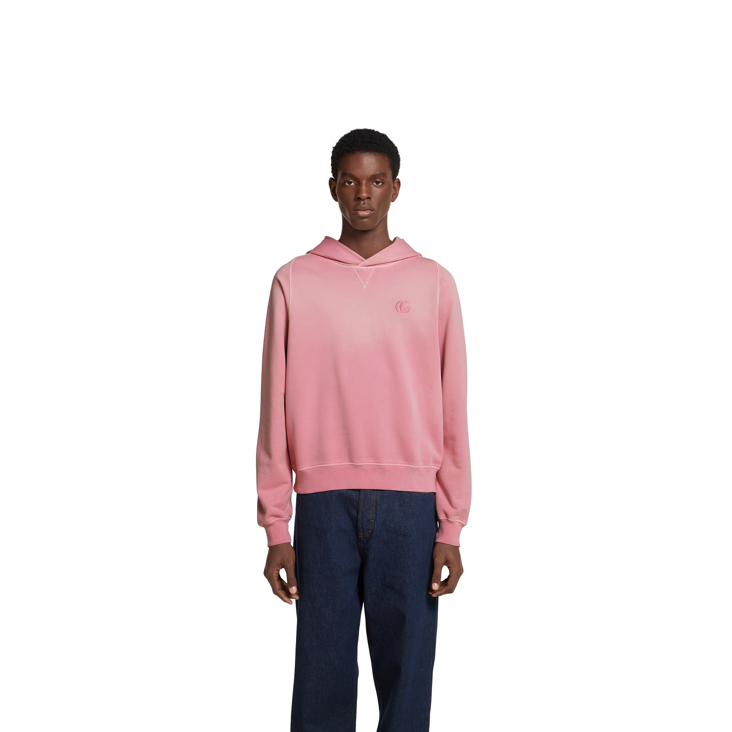 Cotton jersey sweatshirt with embroidery - 3