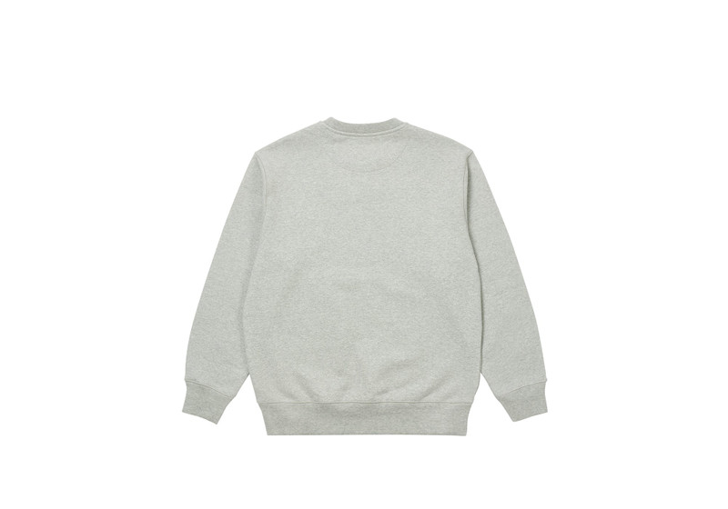 PALACE CK1 PALACE CREW LIGHT GREY HEATHER outlook