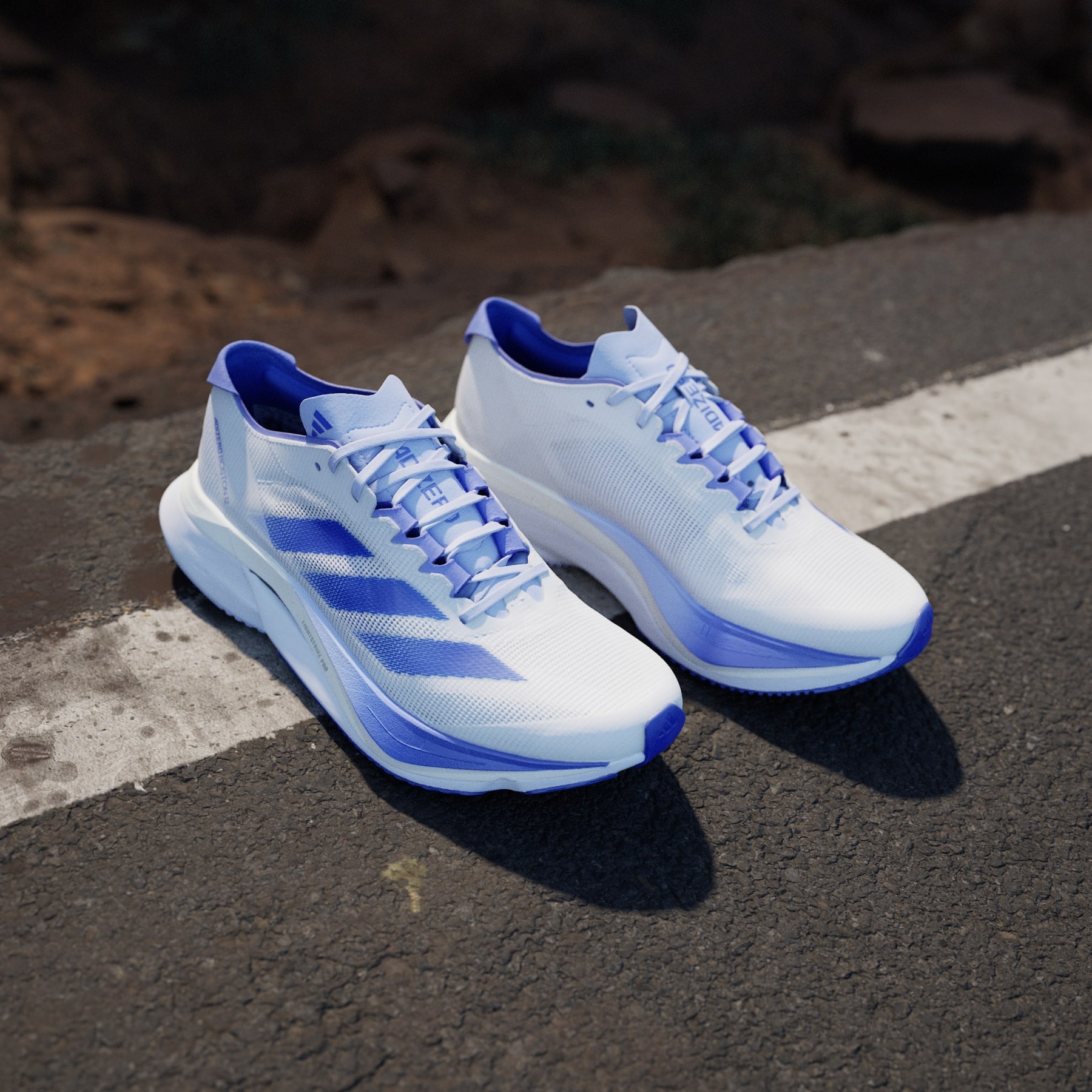 adidas gazelle silver green womens adidas Women's Adizero Boston 12 main image 0