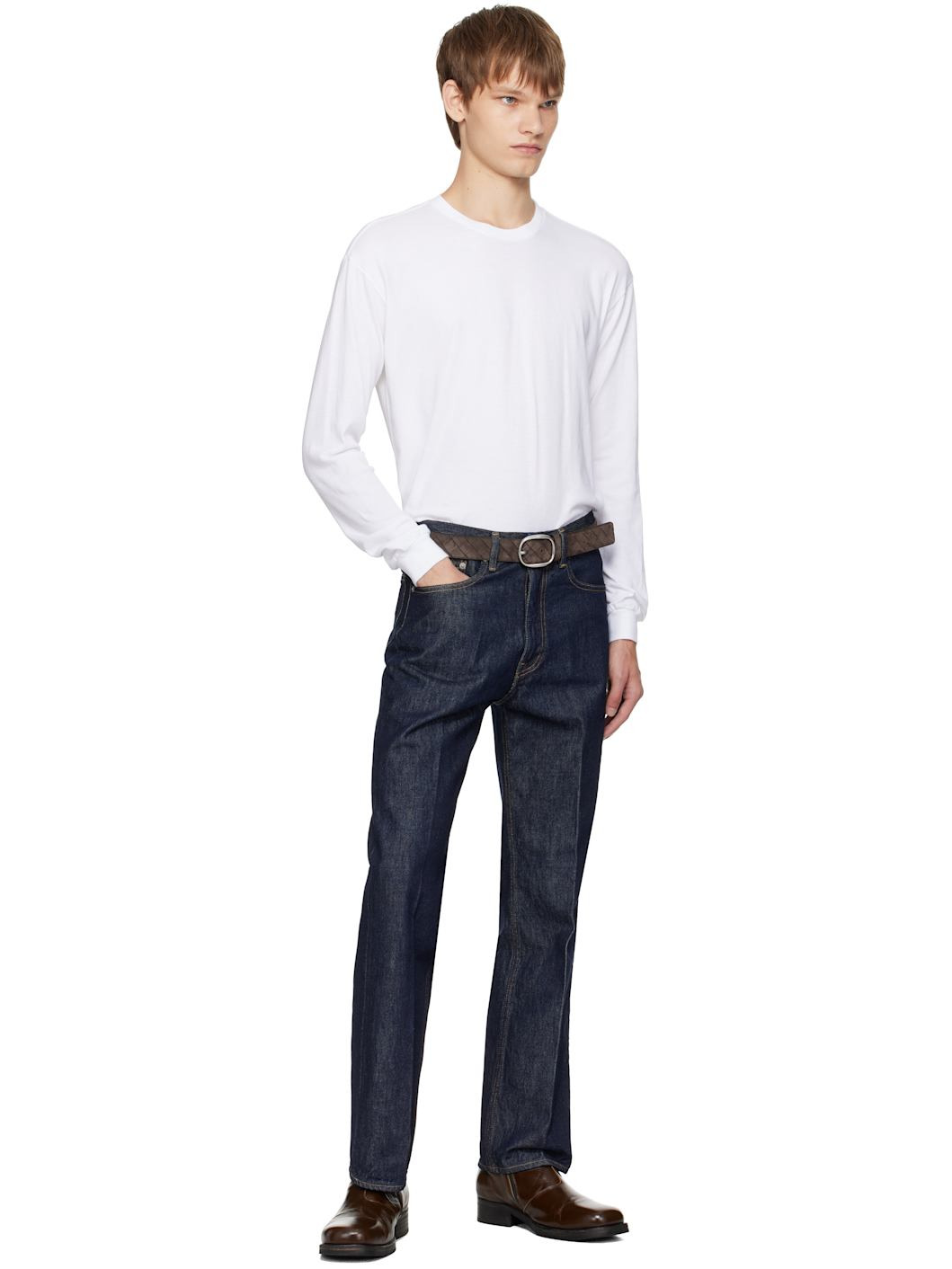 White Seamless L/S T-shirt - 5