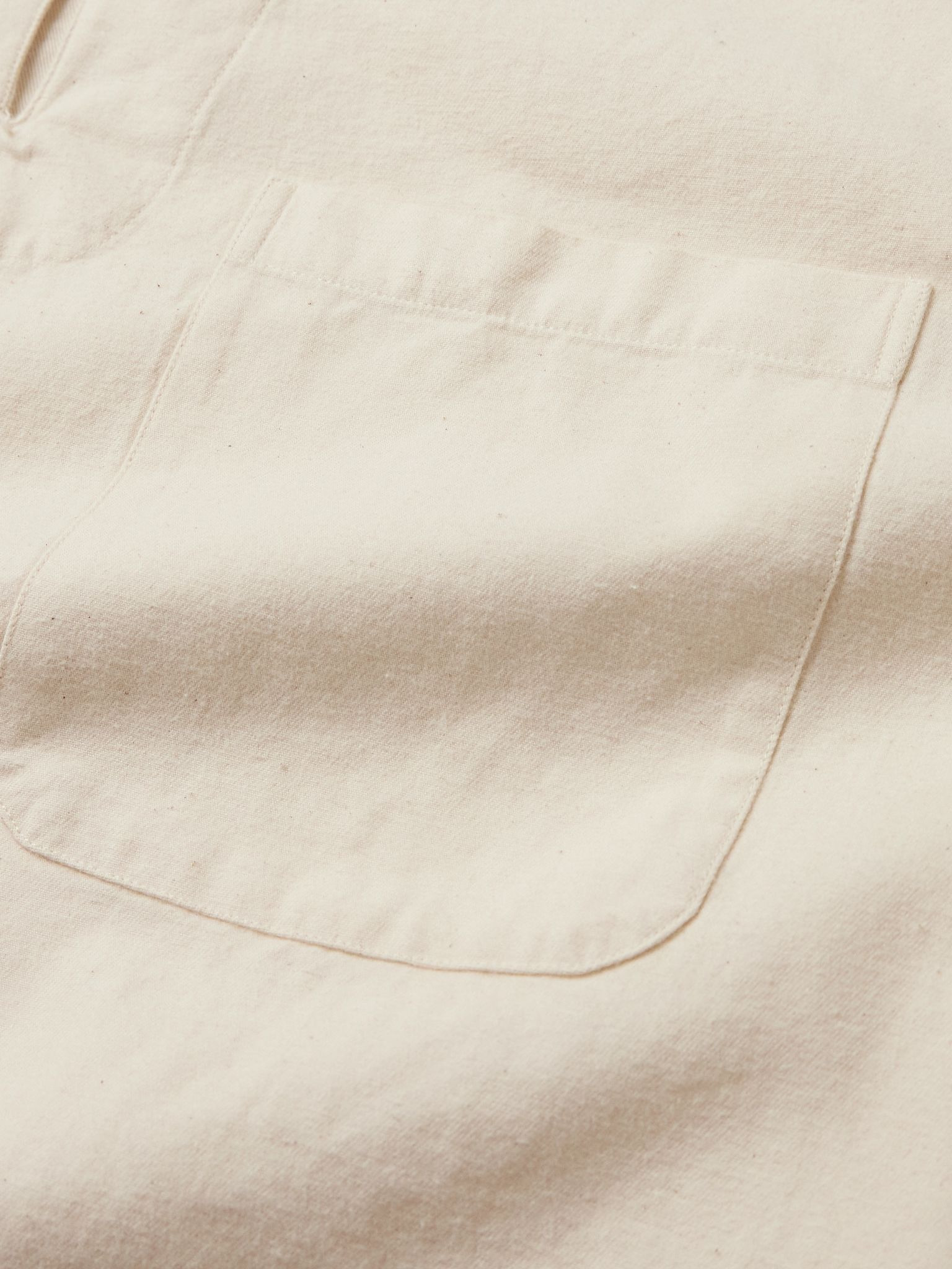 Cotton Polo Shirt White - 5