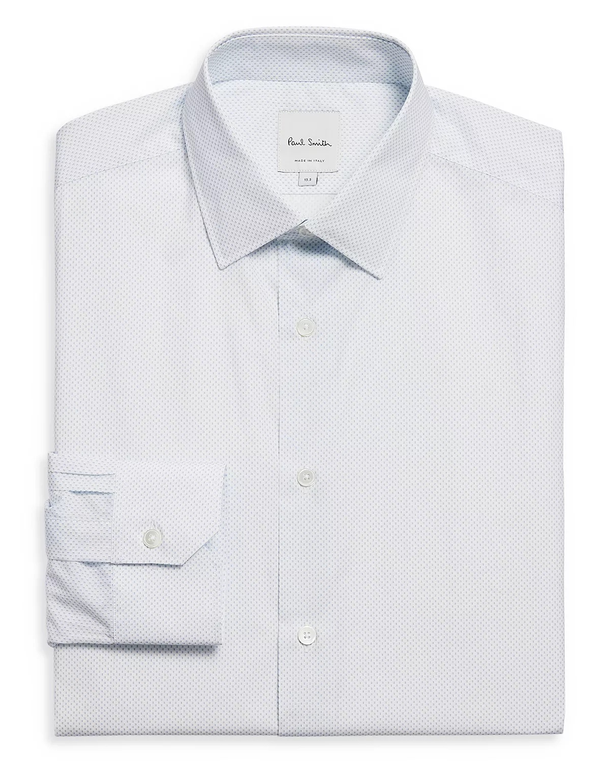 Soho Micro Print Tailored Fit Dress Shirt - 4