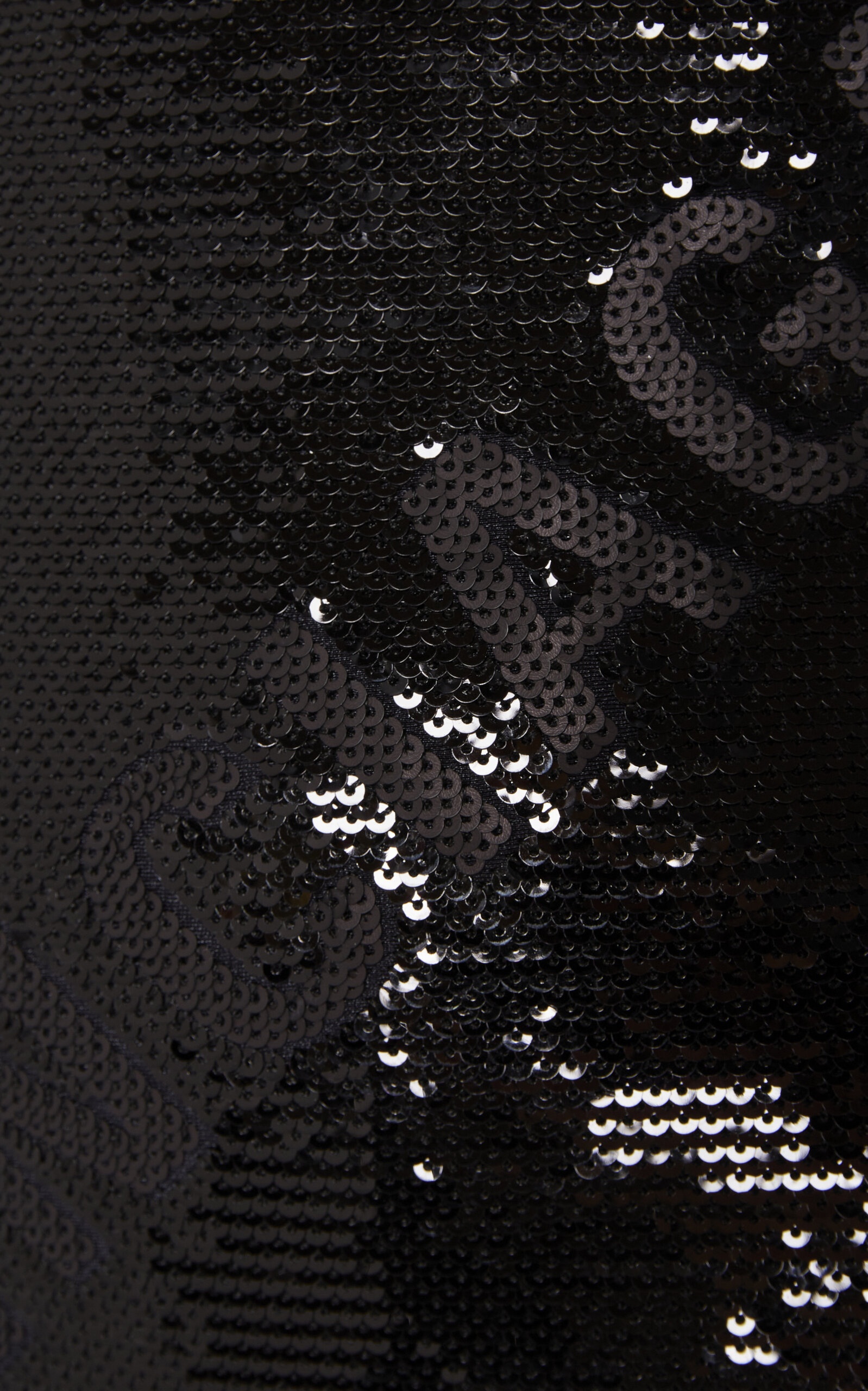 Turtleneck Sequin Mini Dress black - 5