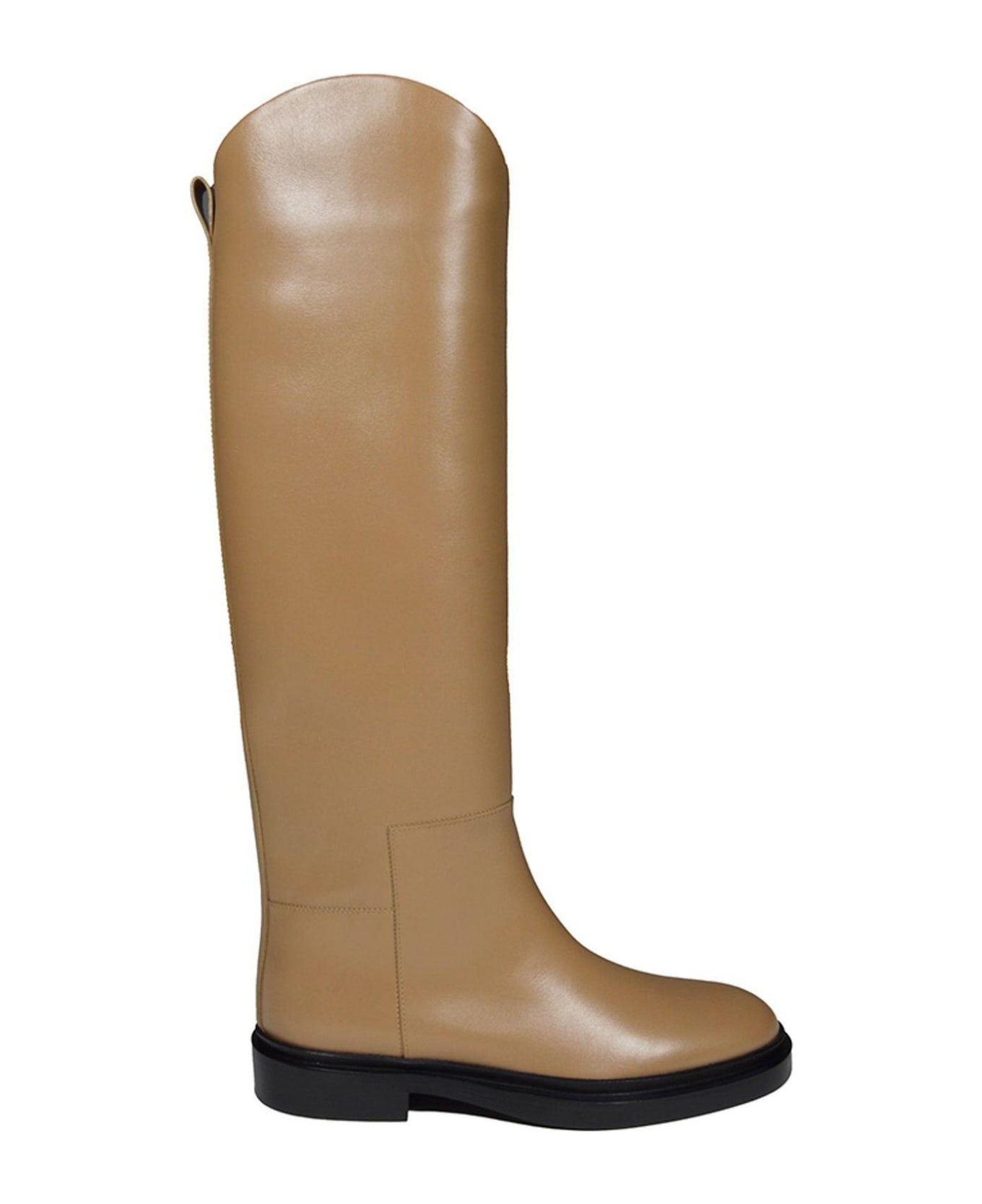 Almond-toe Knee-length Boots - 1