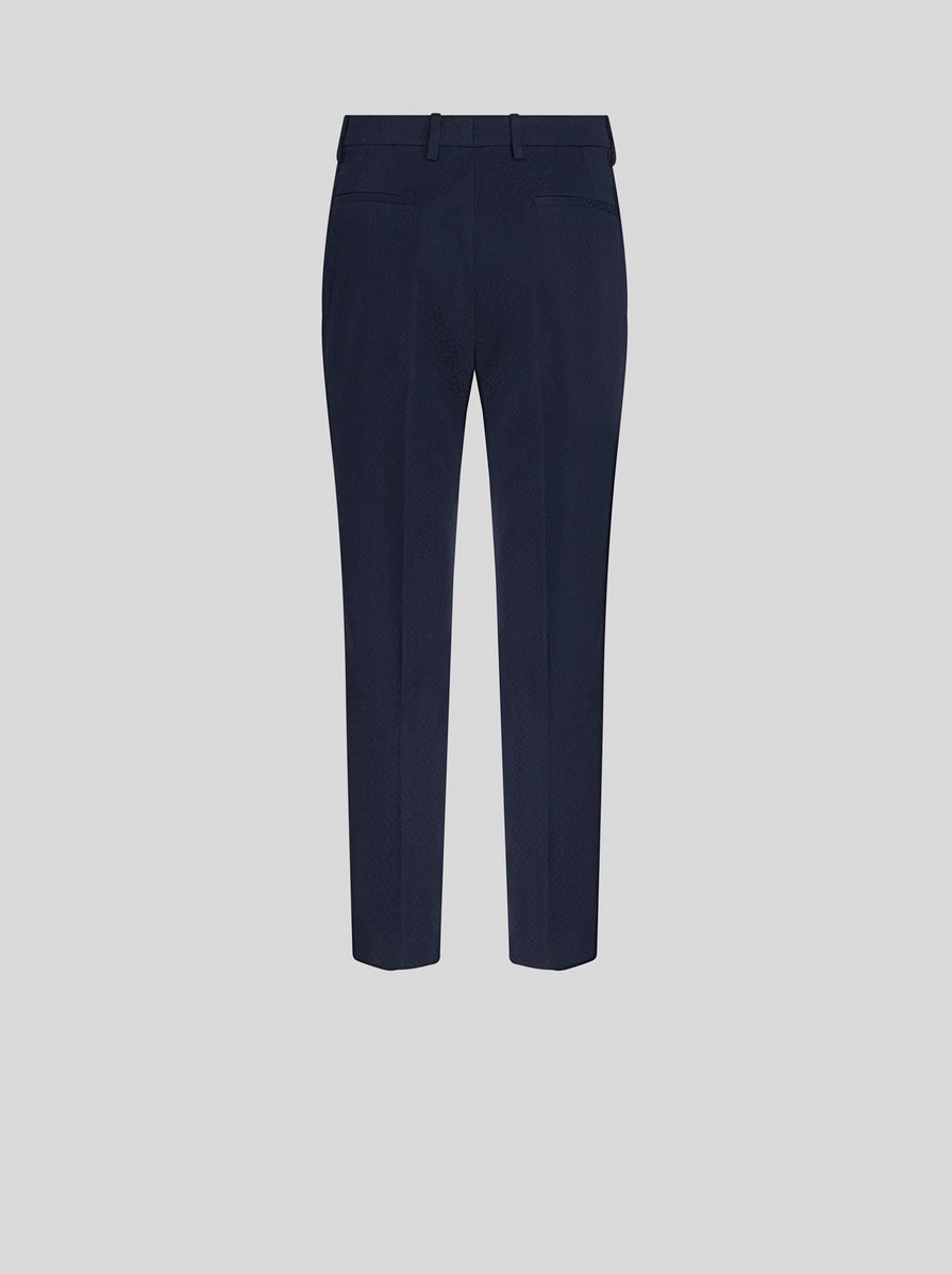 HIGH WAIST COTTON TROUSERS - 5