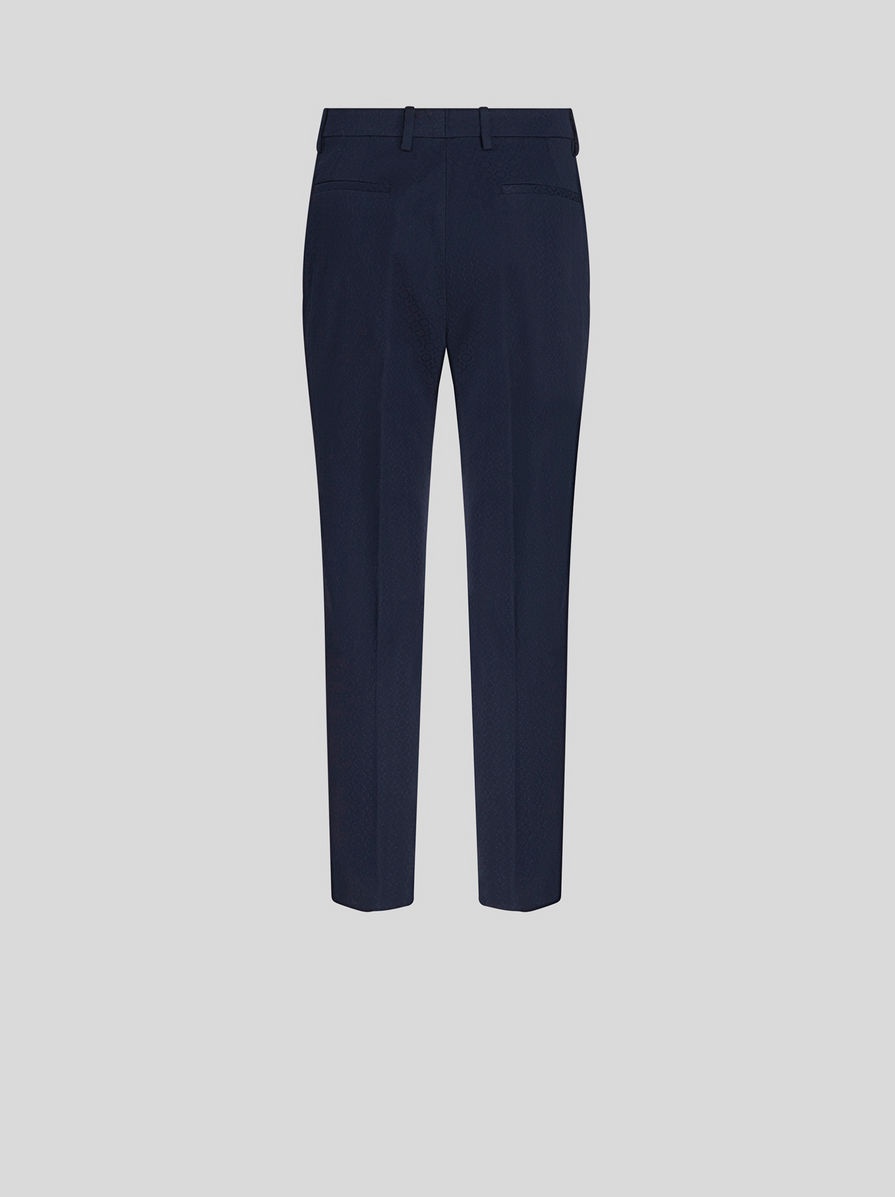 HIGH WAIST COTTON TROUSERS - 5