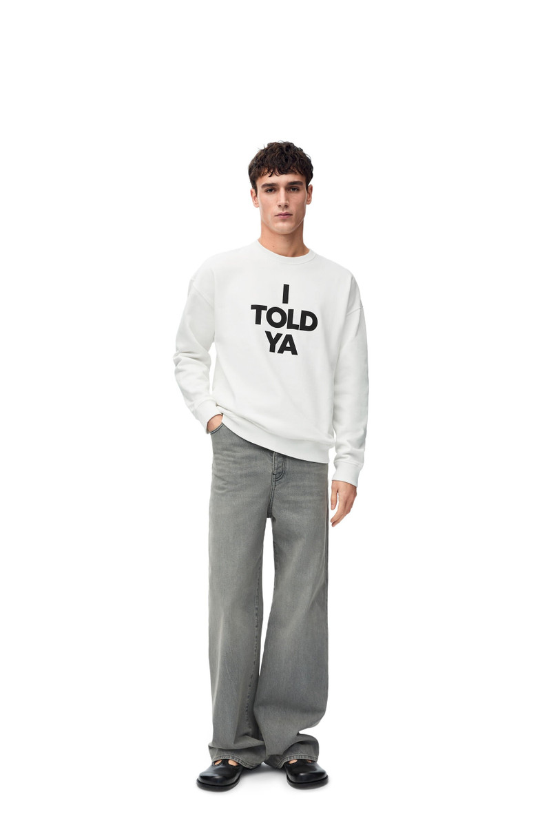 Loewe Relaxed fit sweatshirt in cotton outlook
