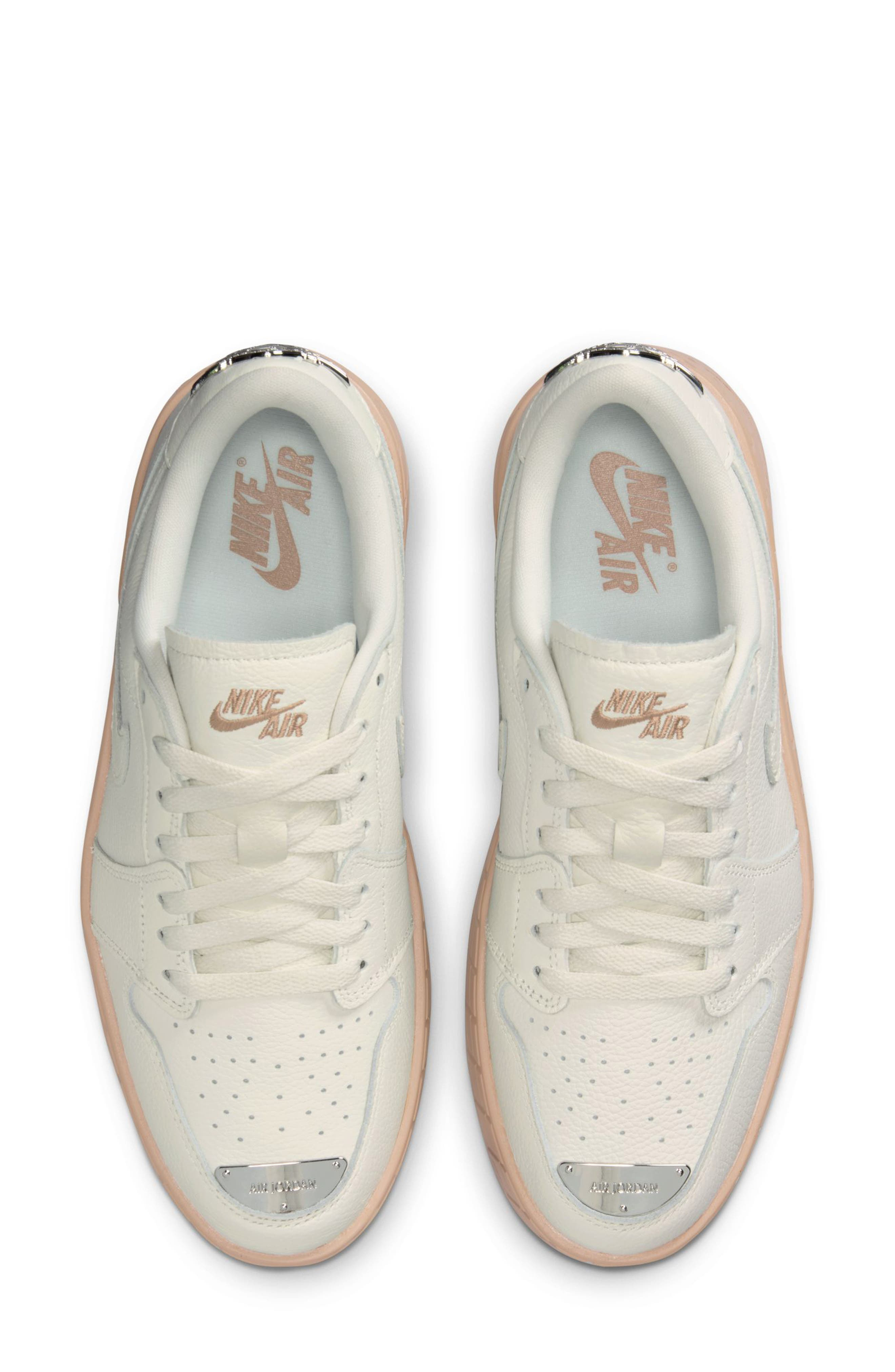 Air Jordan 1 Brooklyn Platform Sneaker in 101 Sail/m Silv at Nordstrom - 3