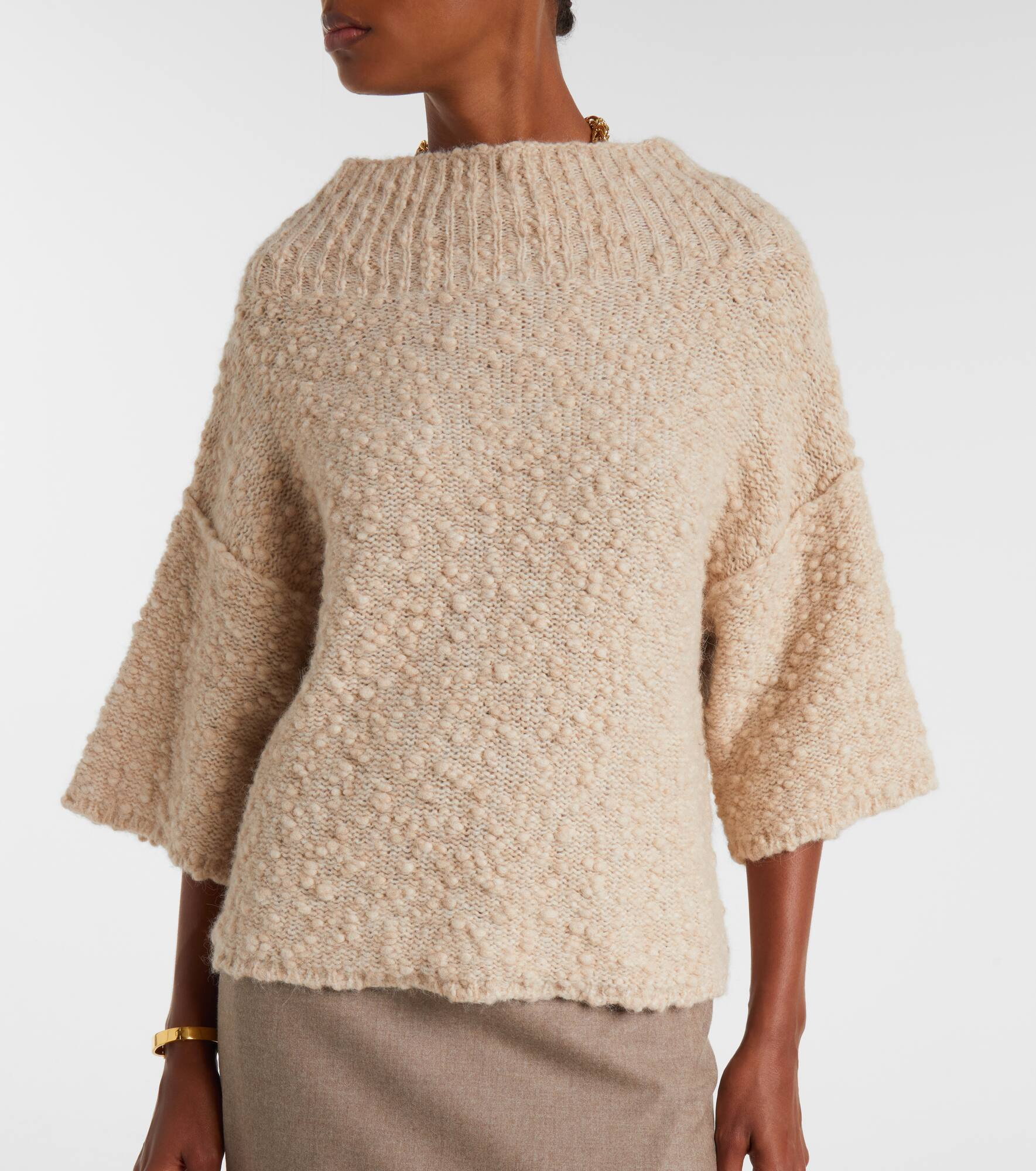 Eccelso alpaca and wool-blend sweater - 6