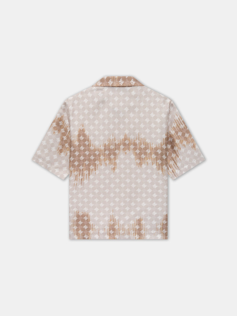 AMIRI MA QUAD BLEACHED CAMP SHIRT outlook