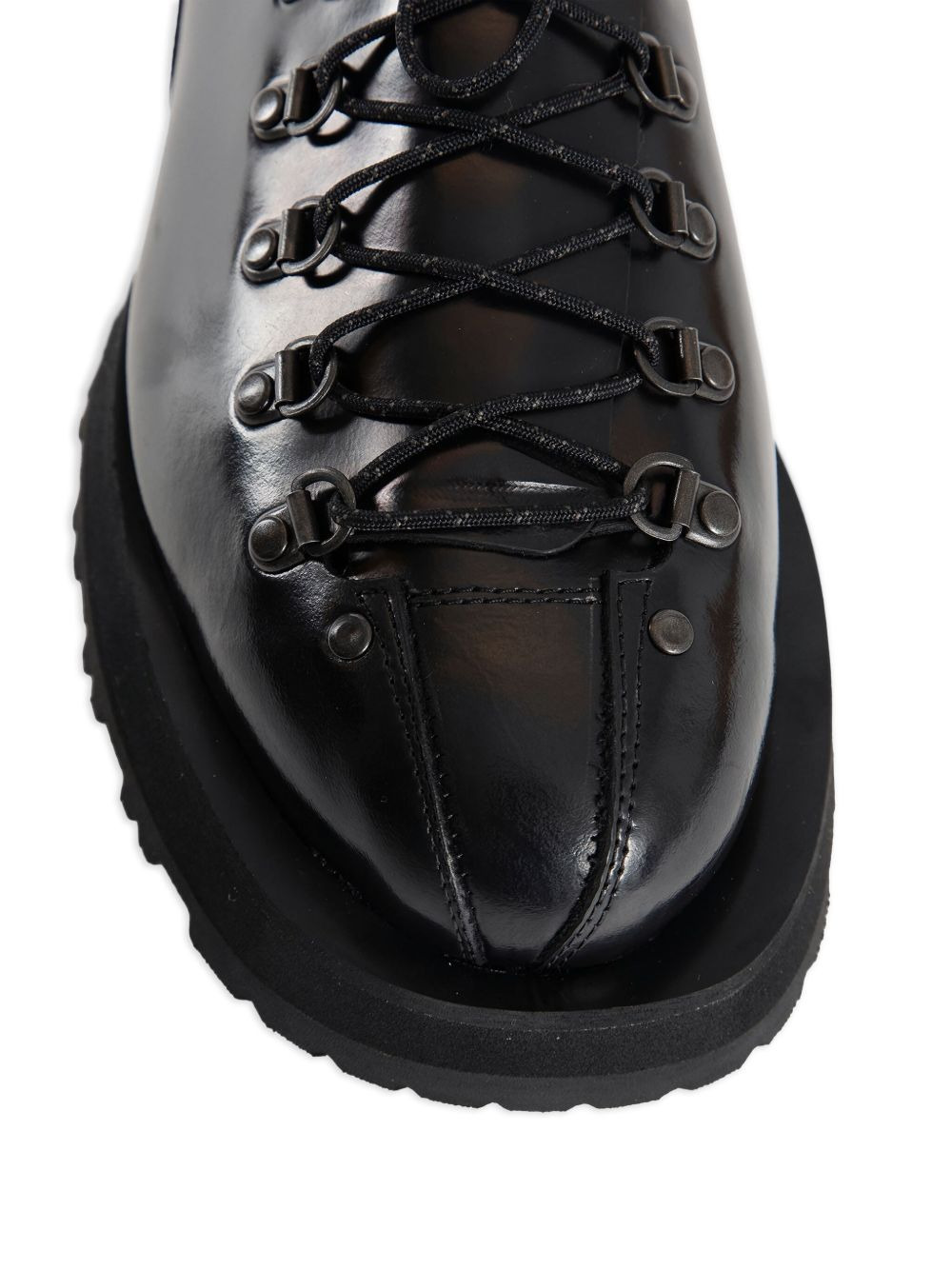 lace-up leather boots - 3