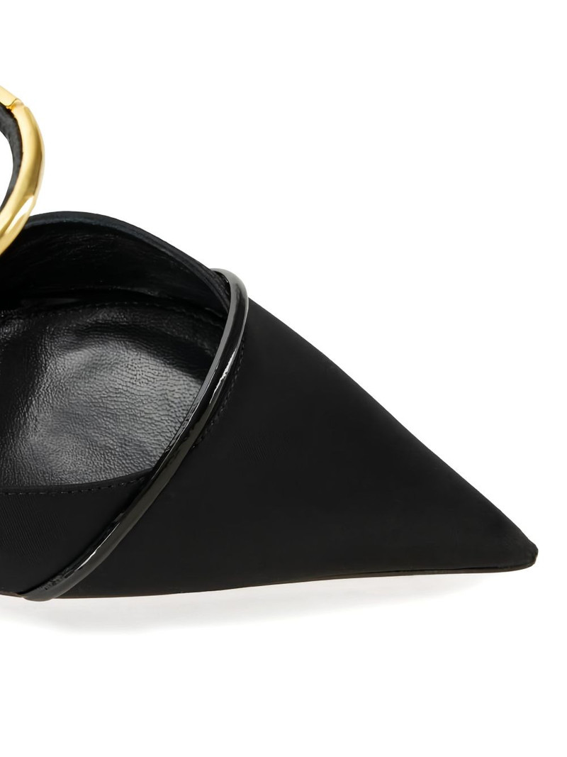 105mm D'Orsay heeled pumps 4
