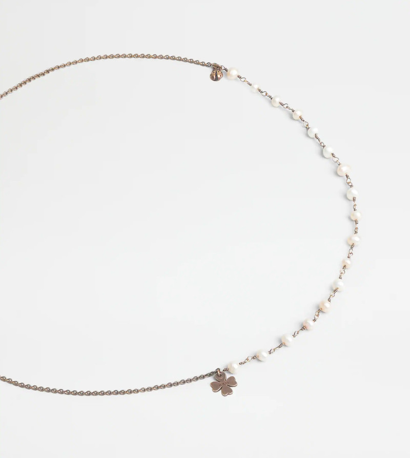 Tod's PEARL NECKLACE - GOLD outlook