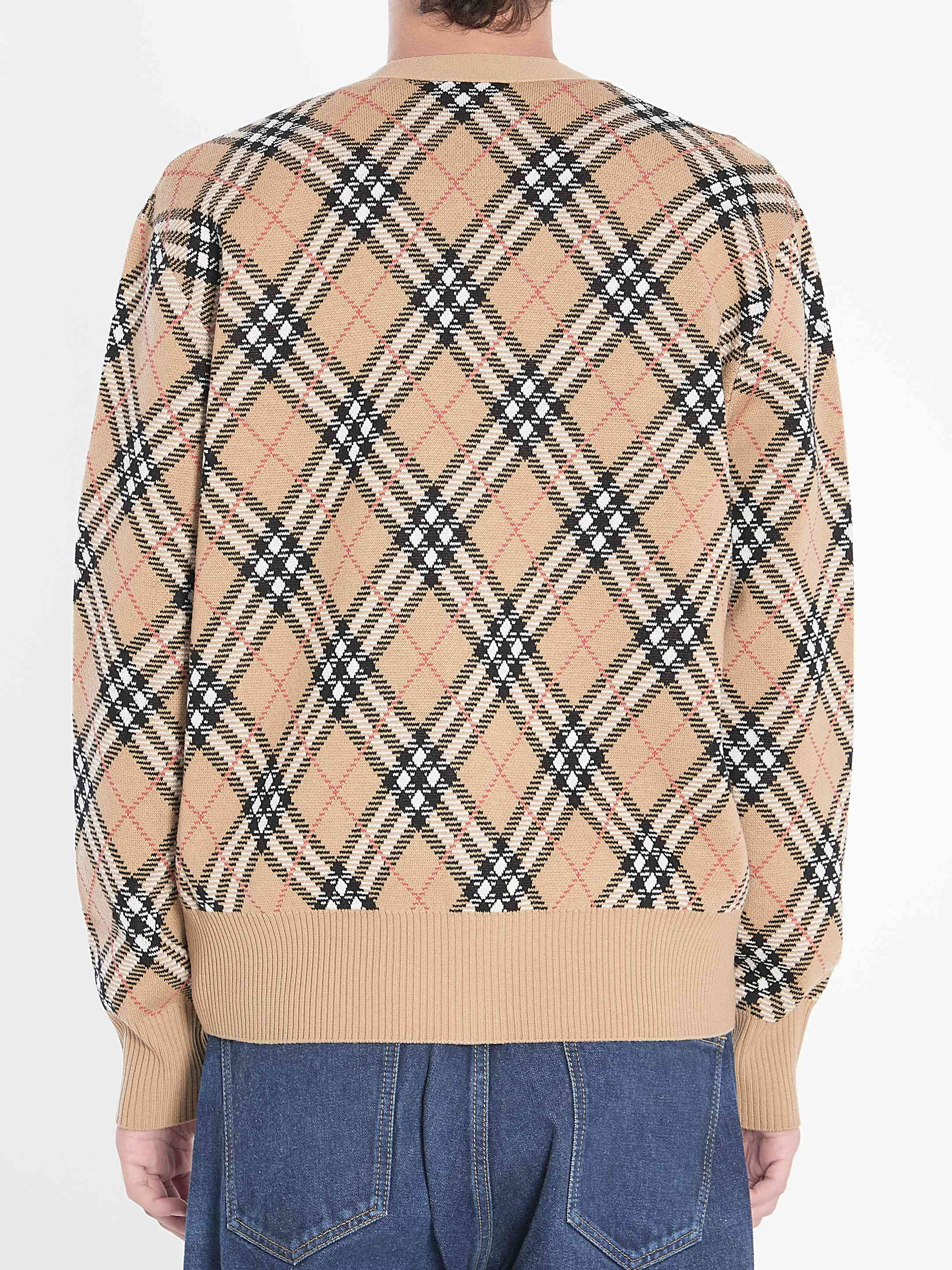 Burberry Men Wool-Blend Cardigan - 4