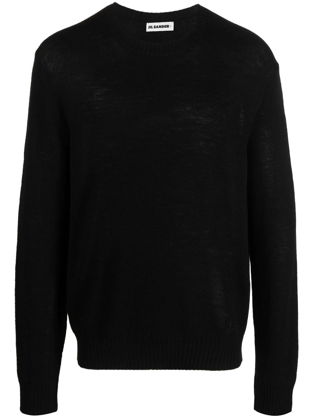 wool crew-neck jumper - 1