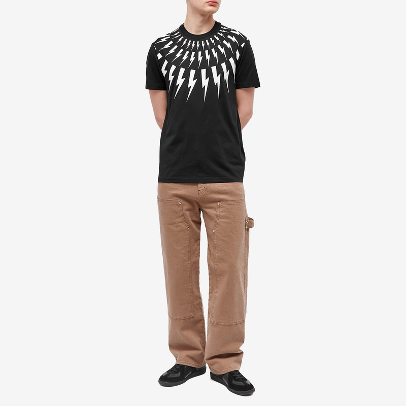 Neil Barrett Neil Barrett Fair-Isle Thunderbolt T-Shirt outlook