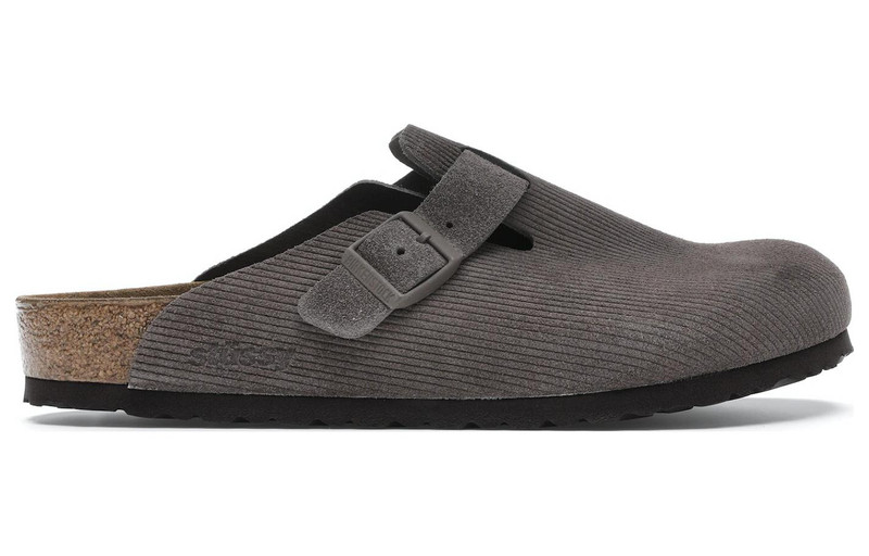 Birkenstock x Stussy 보스턴 Clogs 'Anthracite' 1016811 3