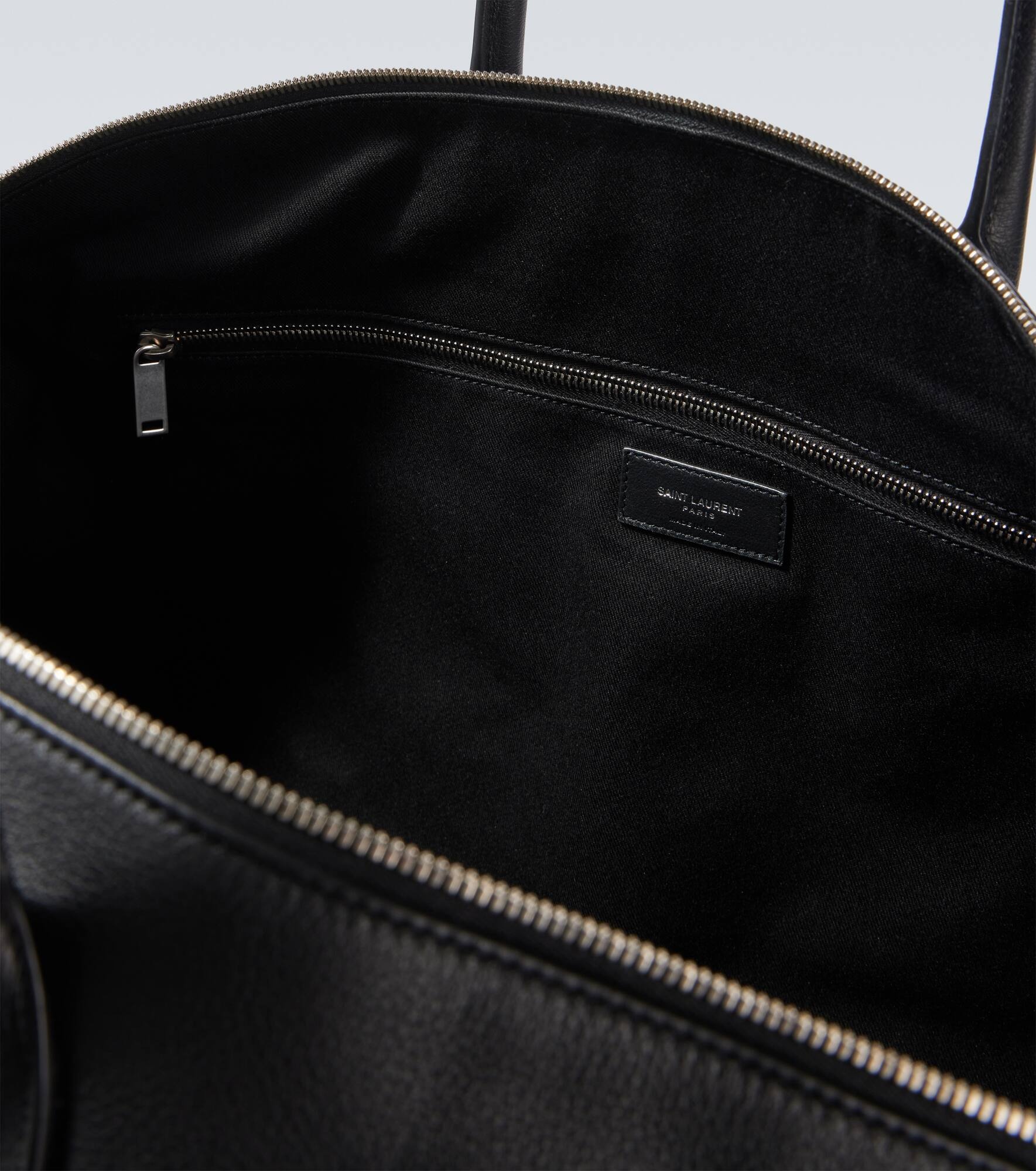 Giant leather duffel bag - 4