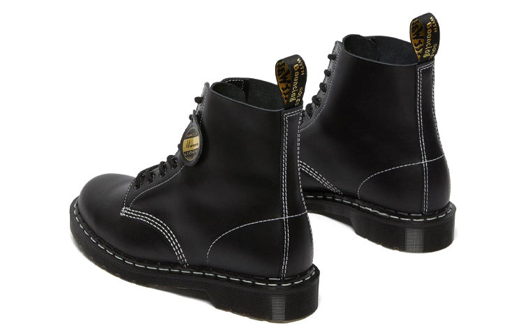 Dr.Martens 1460 Pascal Made in England Cavalier Leather Lace Up Boots 'Black Cavalier' 26713001 - 5