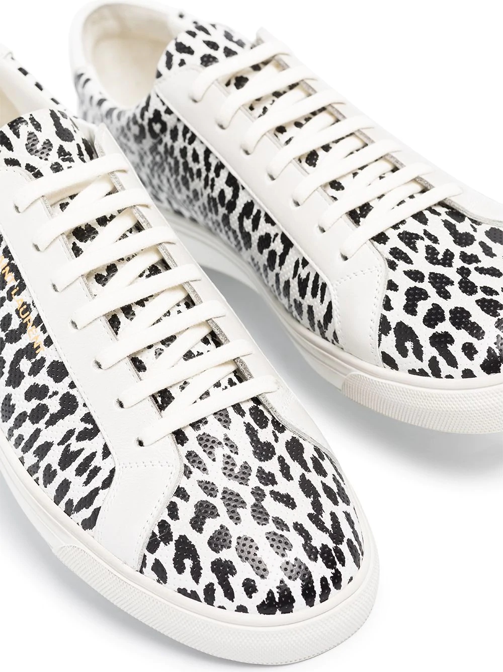 Andy leopard-print low-top sneakers - 2