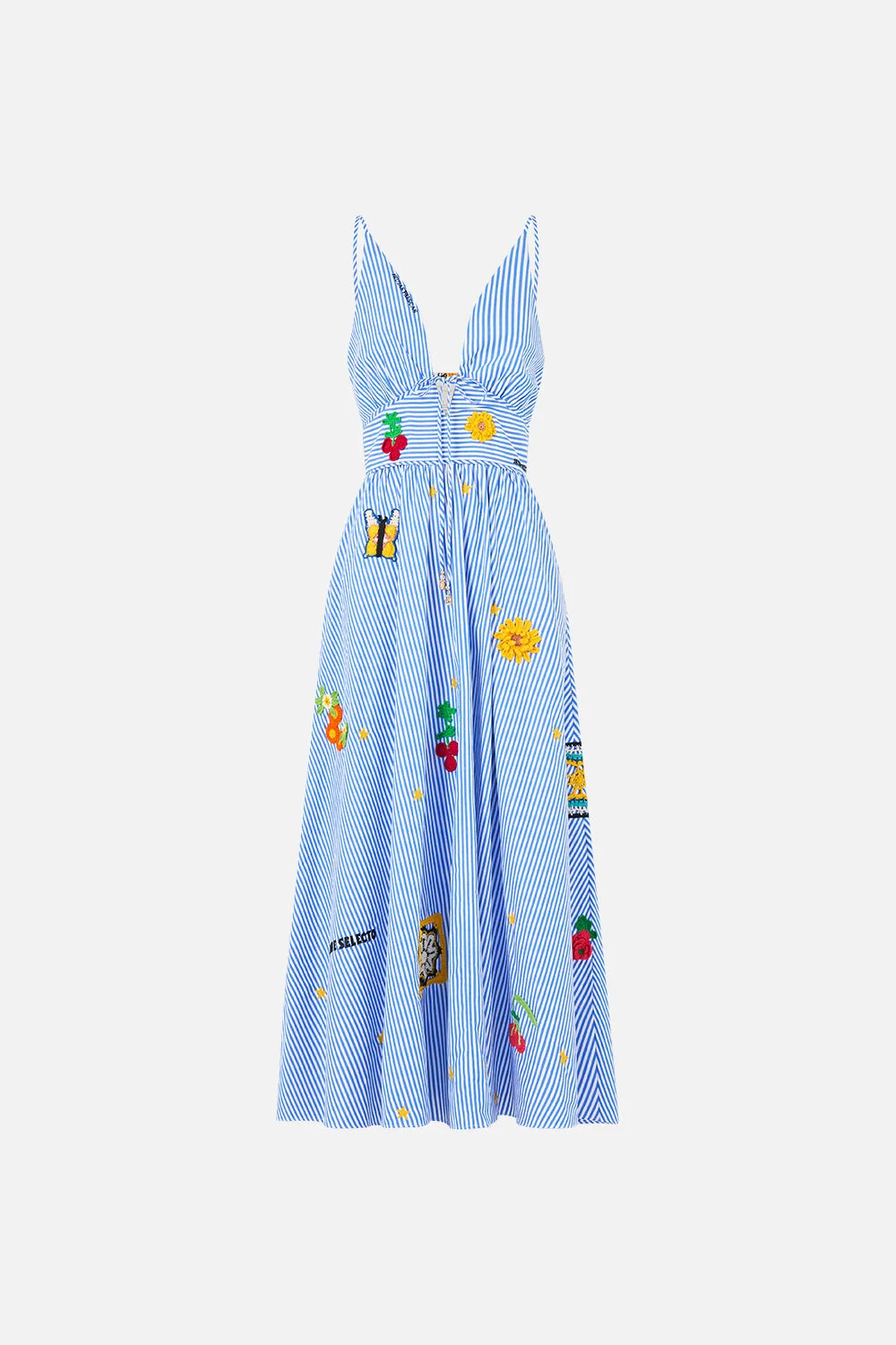 WAISTBAND DRESS WITH TIE DETAIL MAGIC OF THE MERCADO - 1