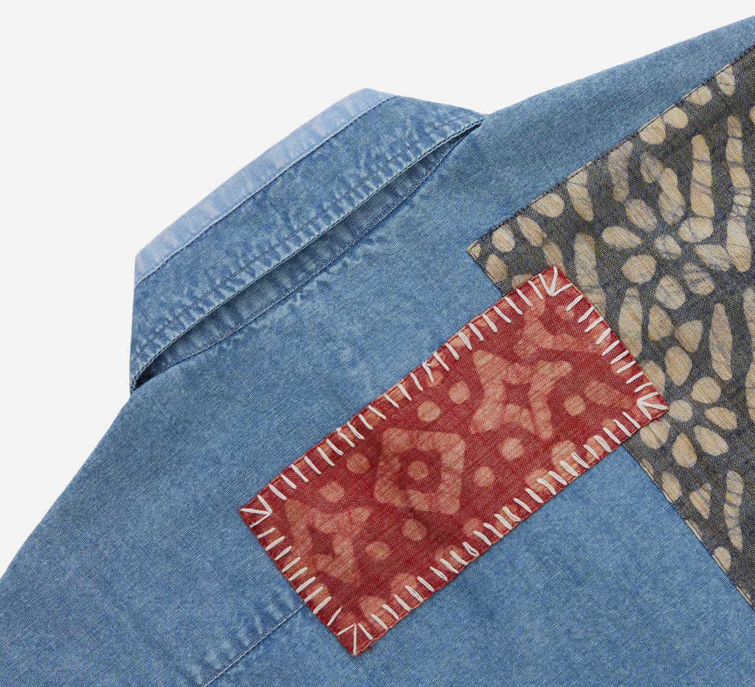 Utility Shirt - Patchwork Chambray - 5