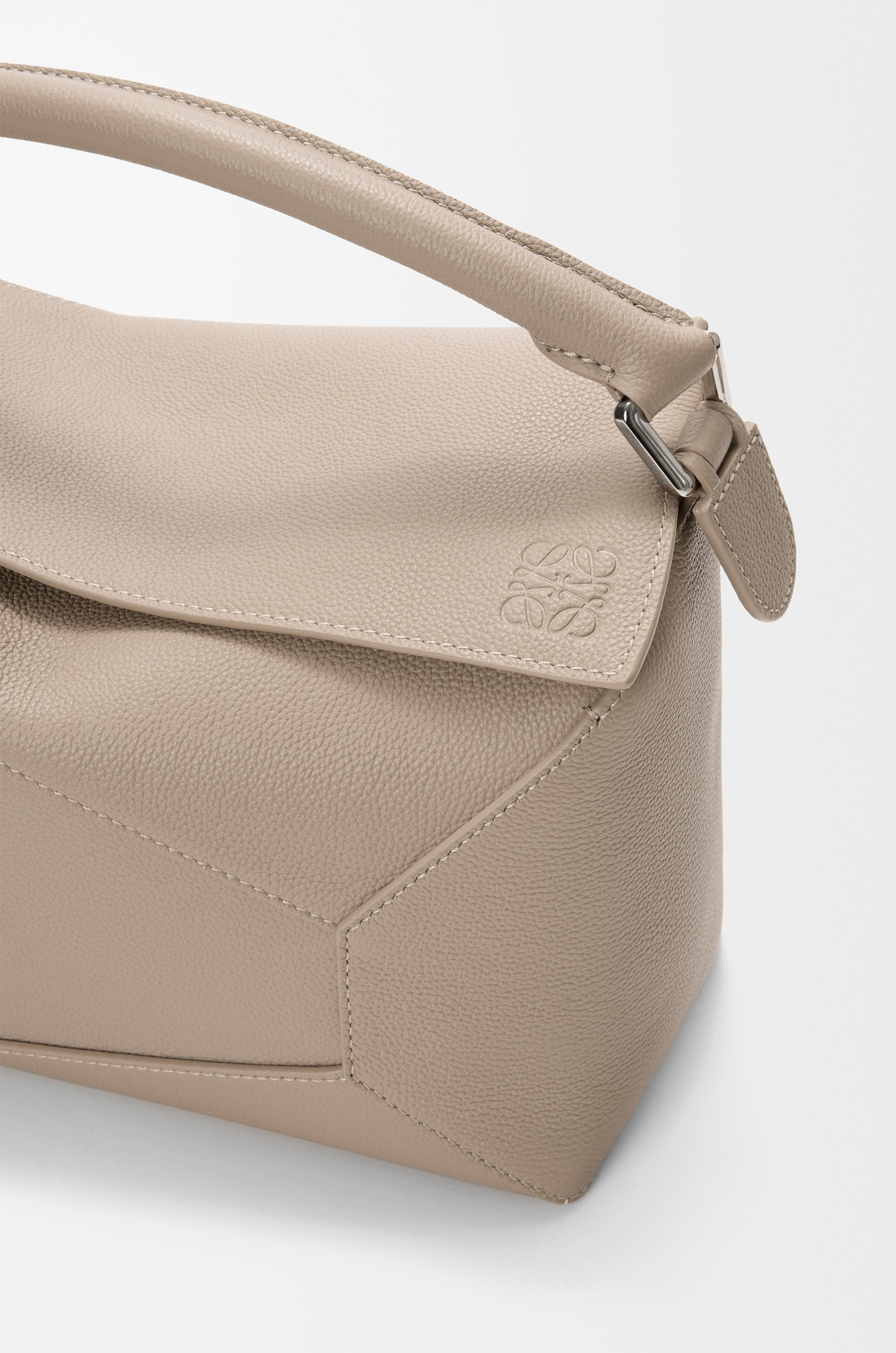 Medium Puzzle Edge bag in soft grained calfskin - 7