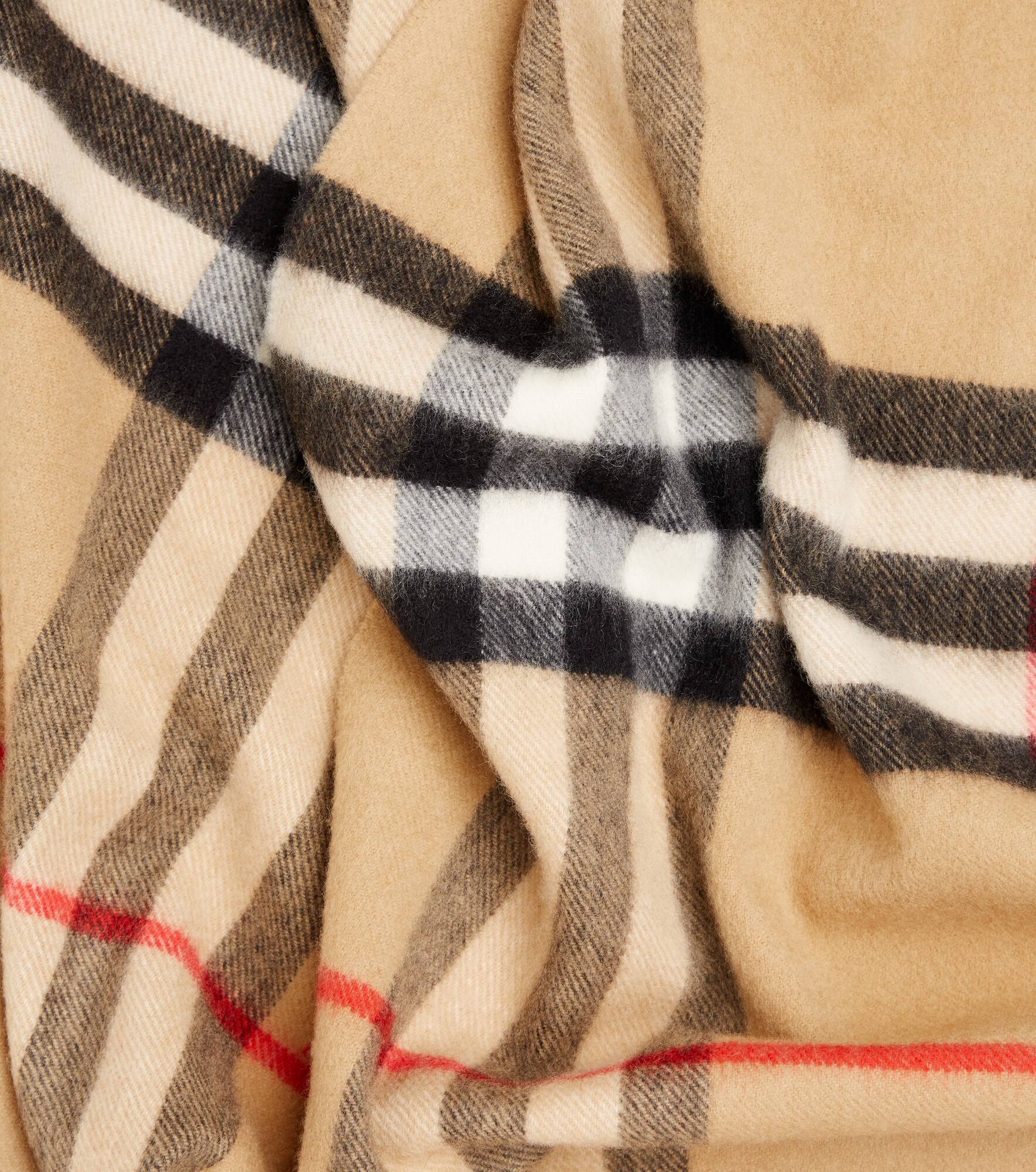 Burberry Check cashmere scarf - 4