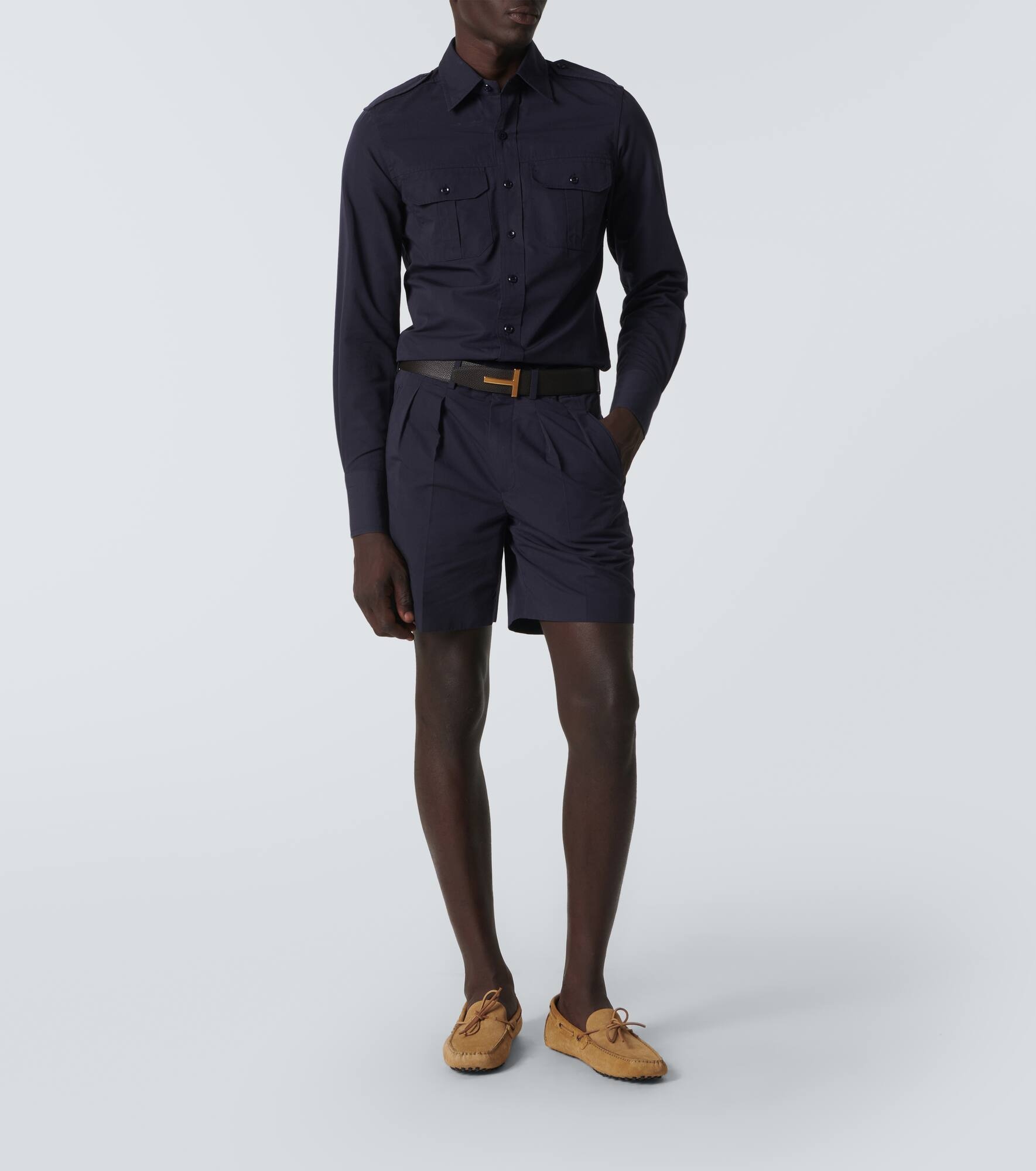 Cotton and silk poplin shirt - 2