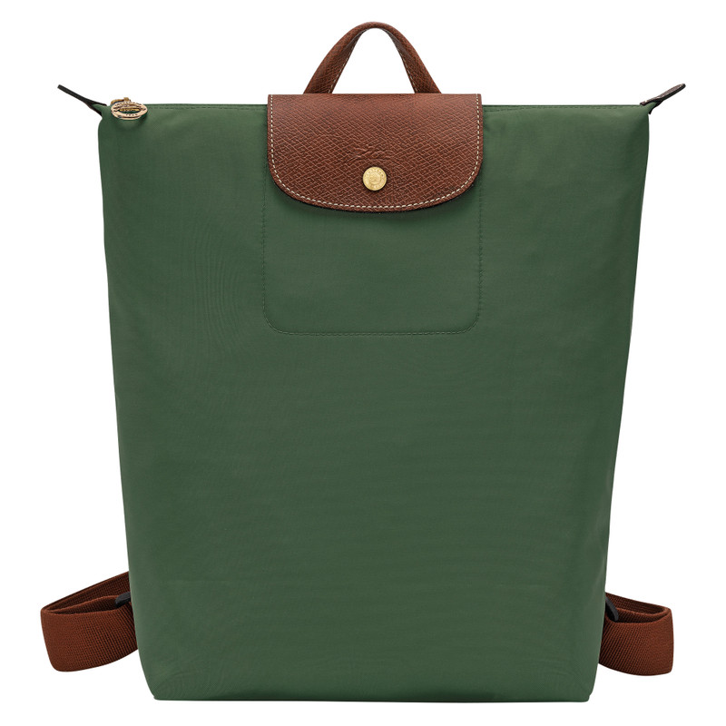 Le Pliage Original M Backpack British Green - Canvas 1