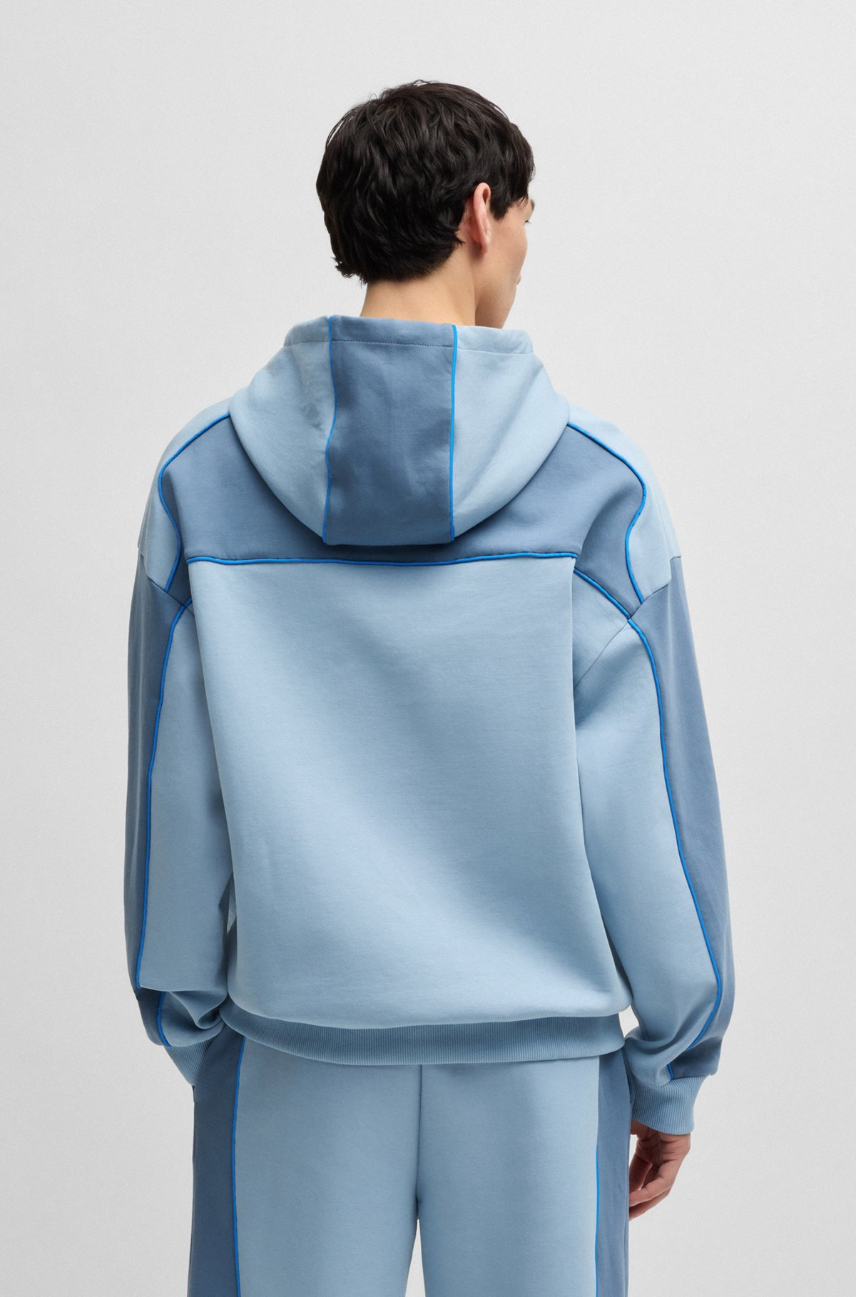 HUGO X RB HOODIE WITH PIPING DETAILS - 5