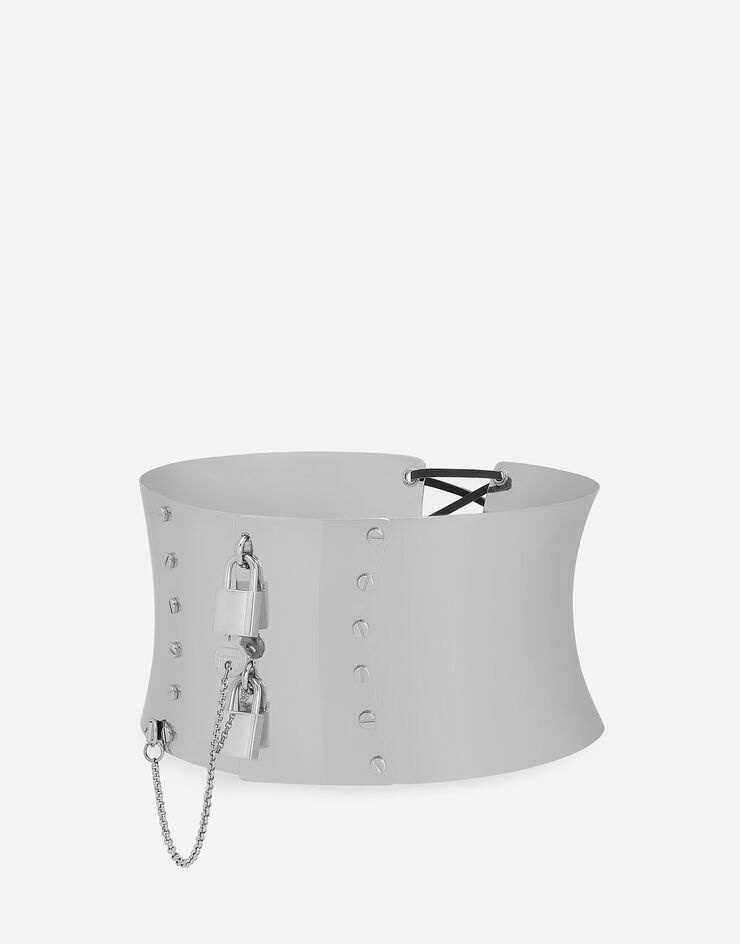 High corset belt with padlocks - 2