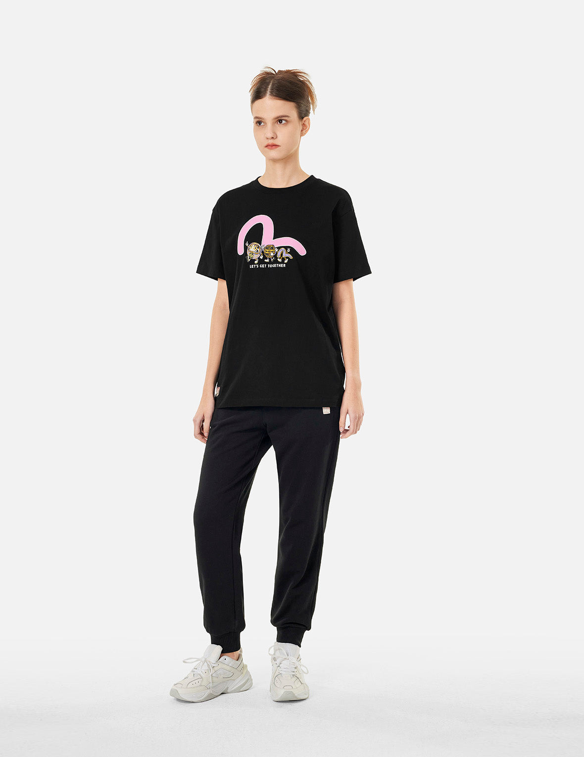 MULTI PRINT BOYFRIEND T-SHIRT - 3