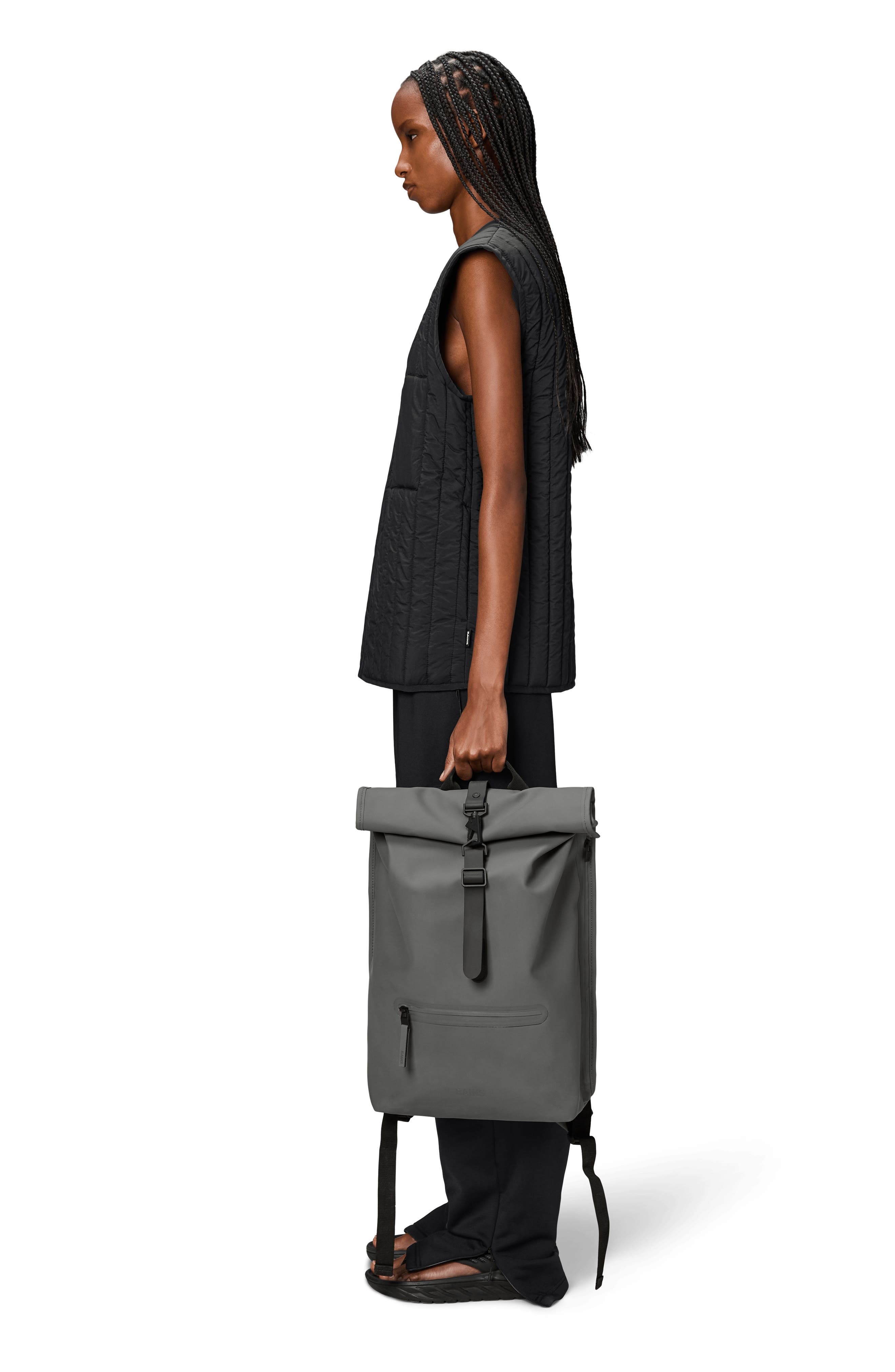 Rains Rolltop Waterproof Rucksack in Grey at Nordstrom - 2