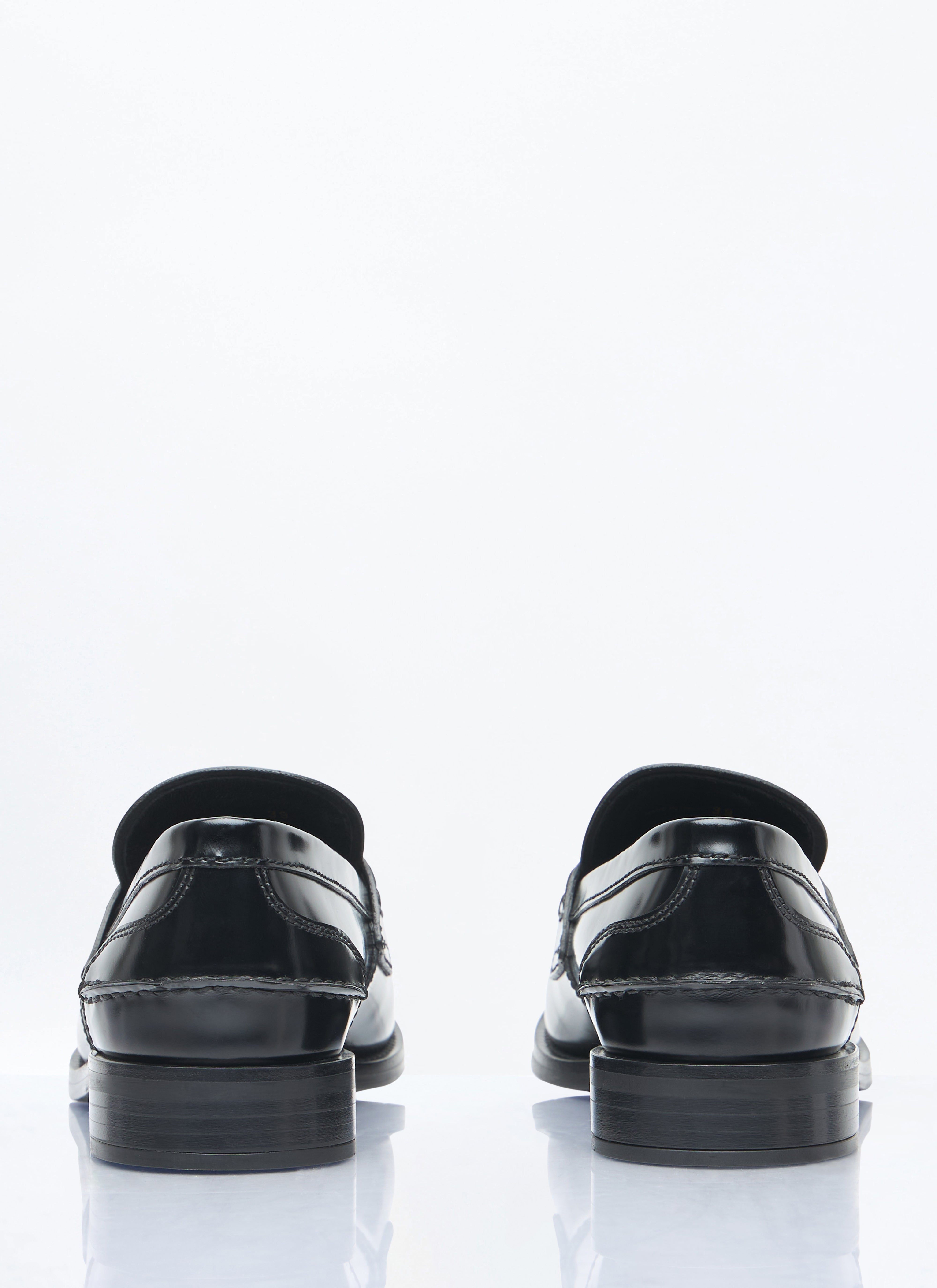 Prada Women Brushed Leather Loafers - 5