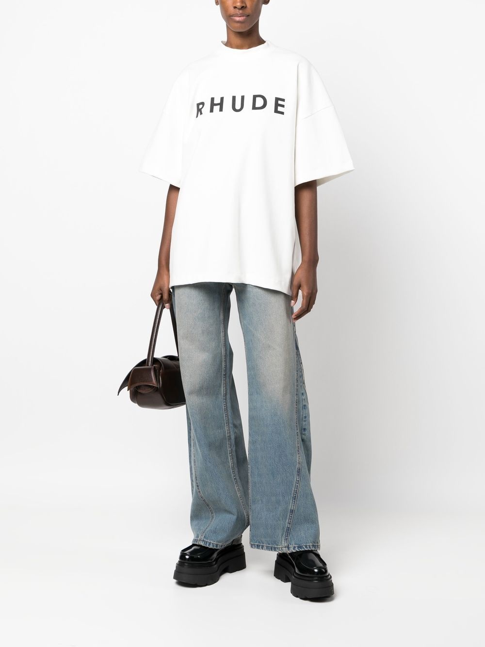oversized logo T-shirt - 2