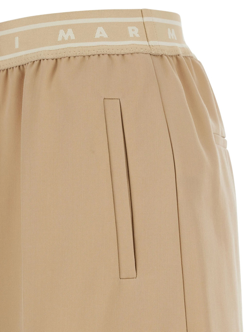 Marni Marni Logo-waistband Trousers outlook
