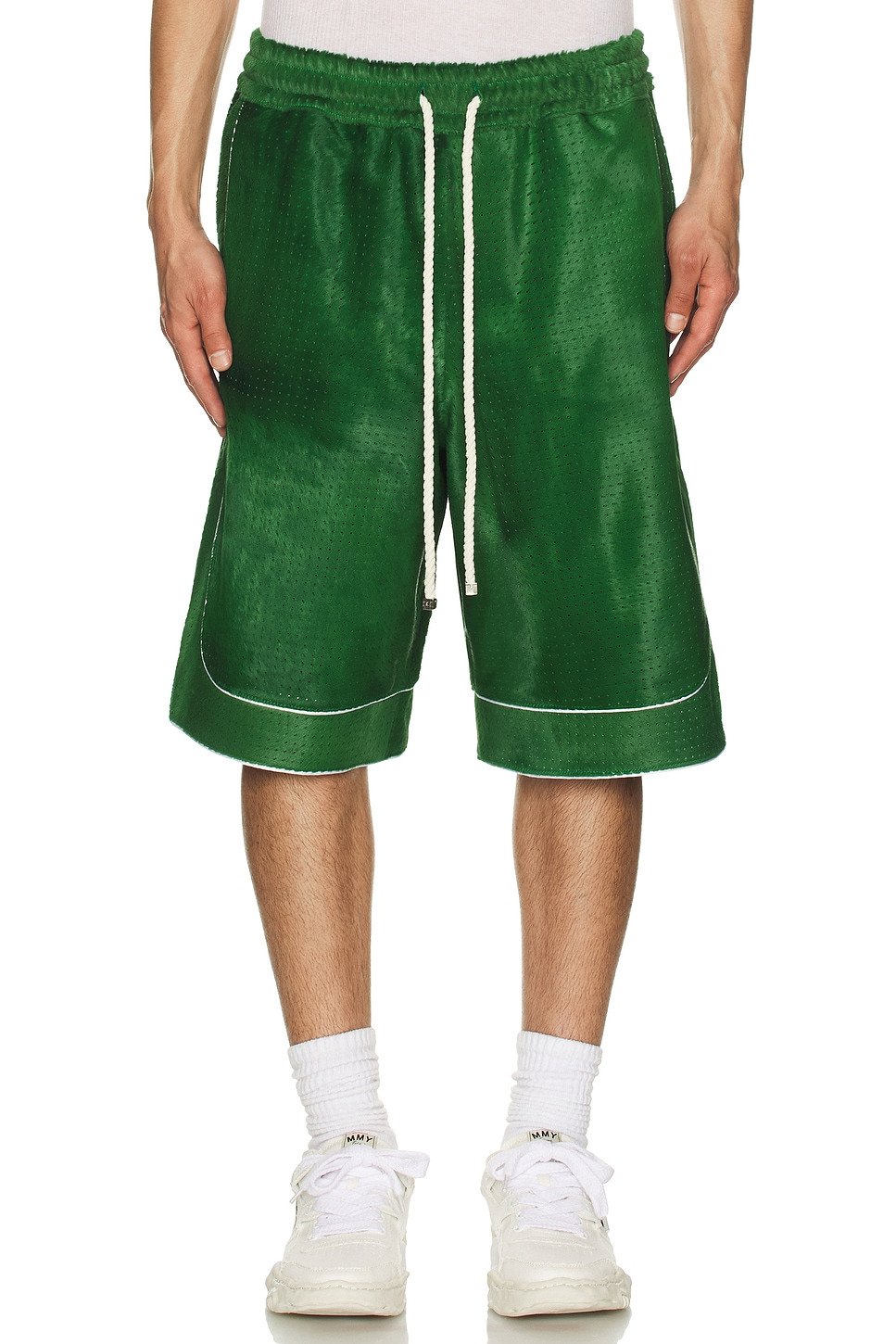 Leather Basketball Shorts - 4